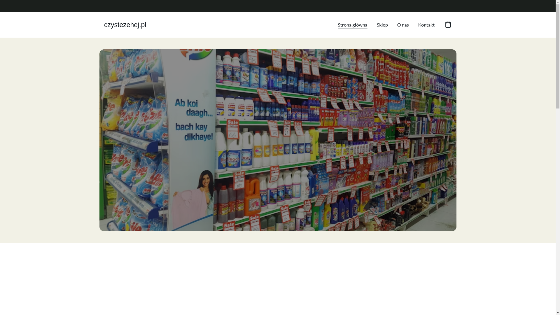 website screenshot of https://czystezehej.pl/