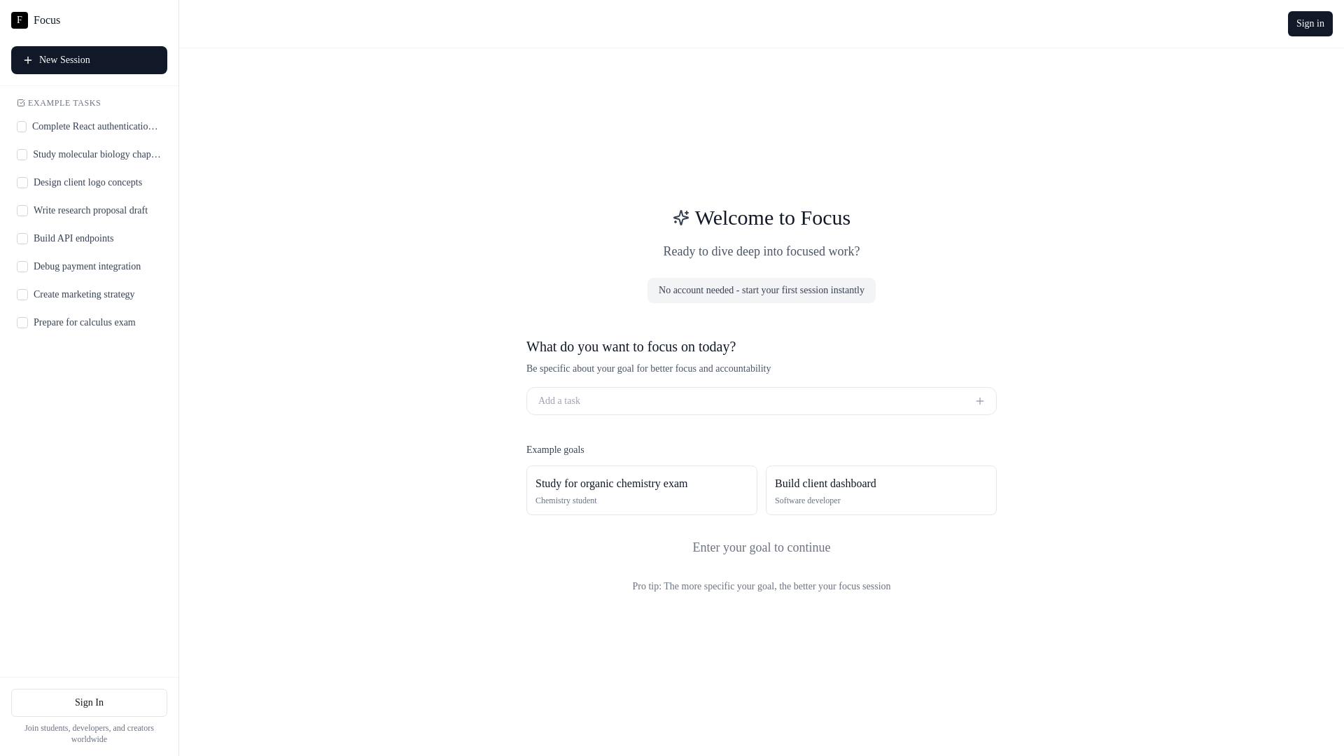 website screenshot of https://gogaston.app/