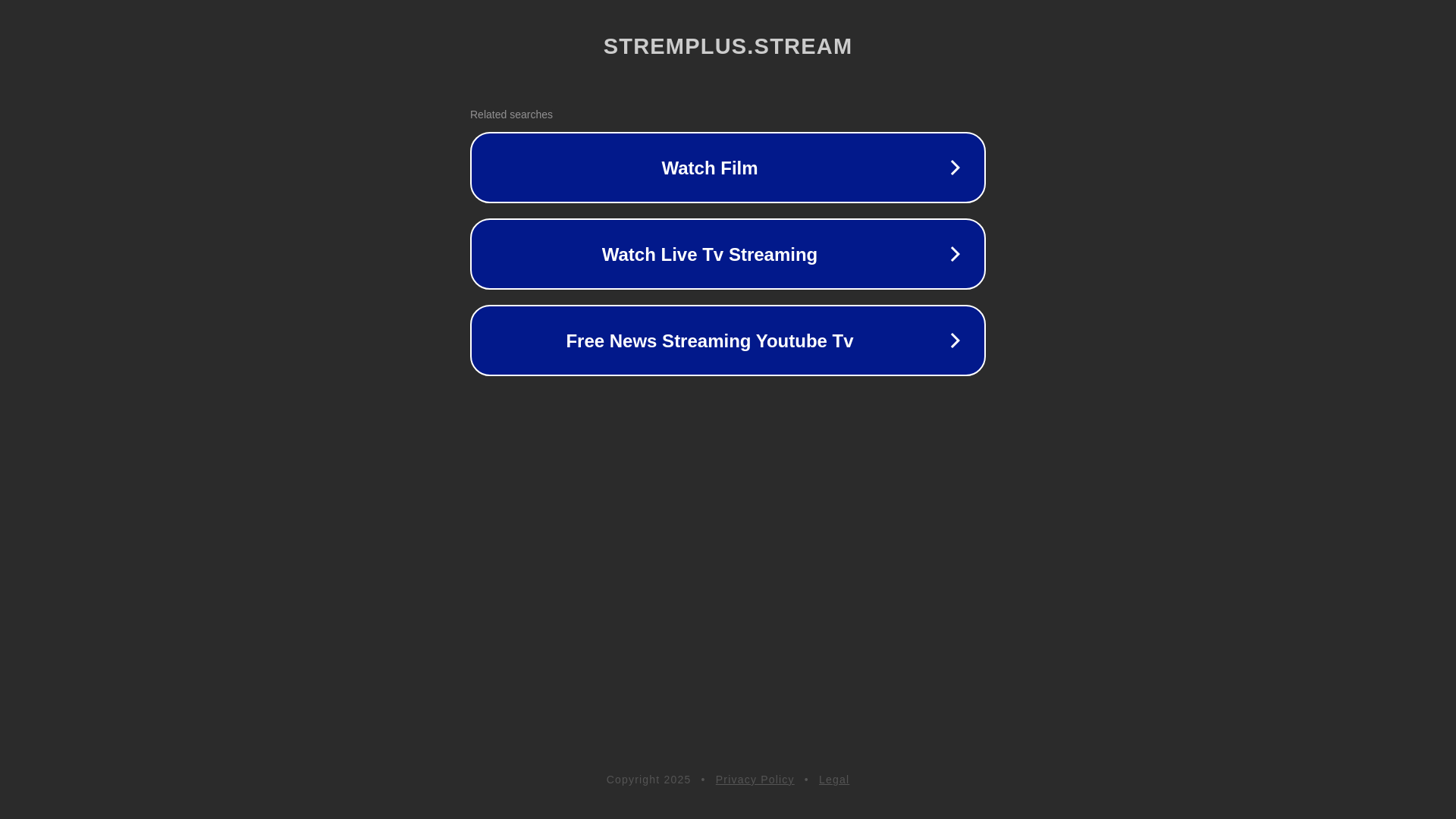 website screenshot of https://stremplus.stream/