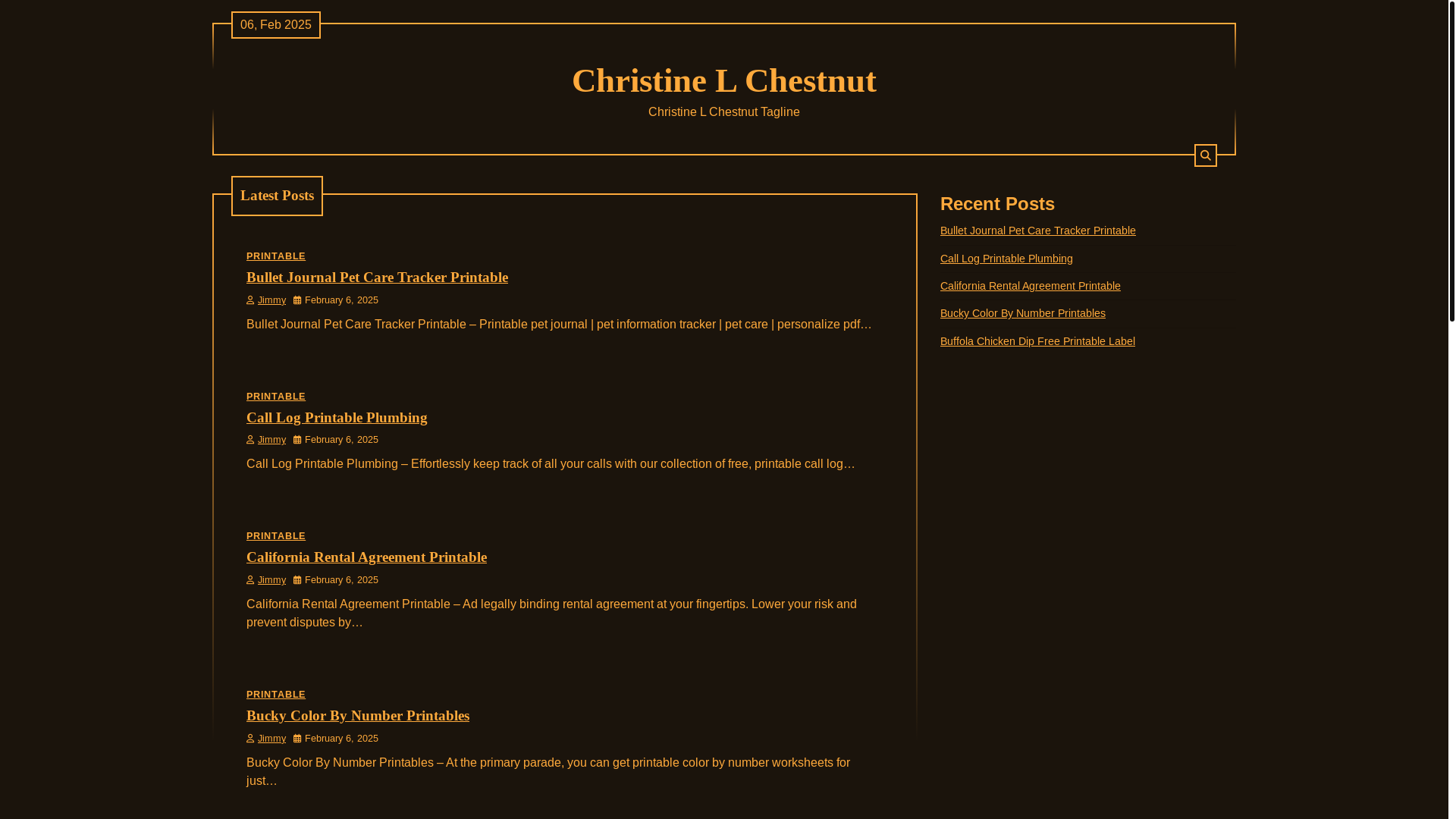 website screenshot of https://christinelchestnutt.pages.dev/
