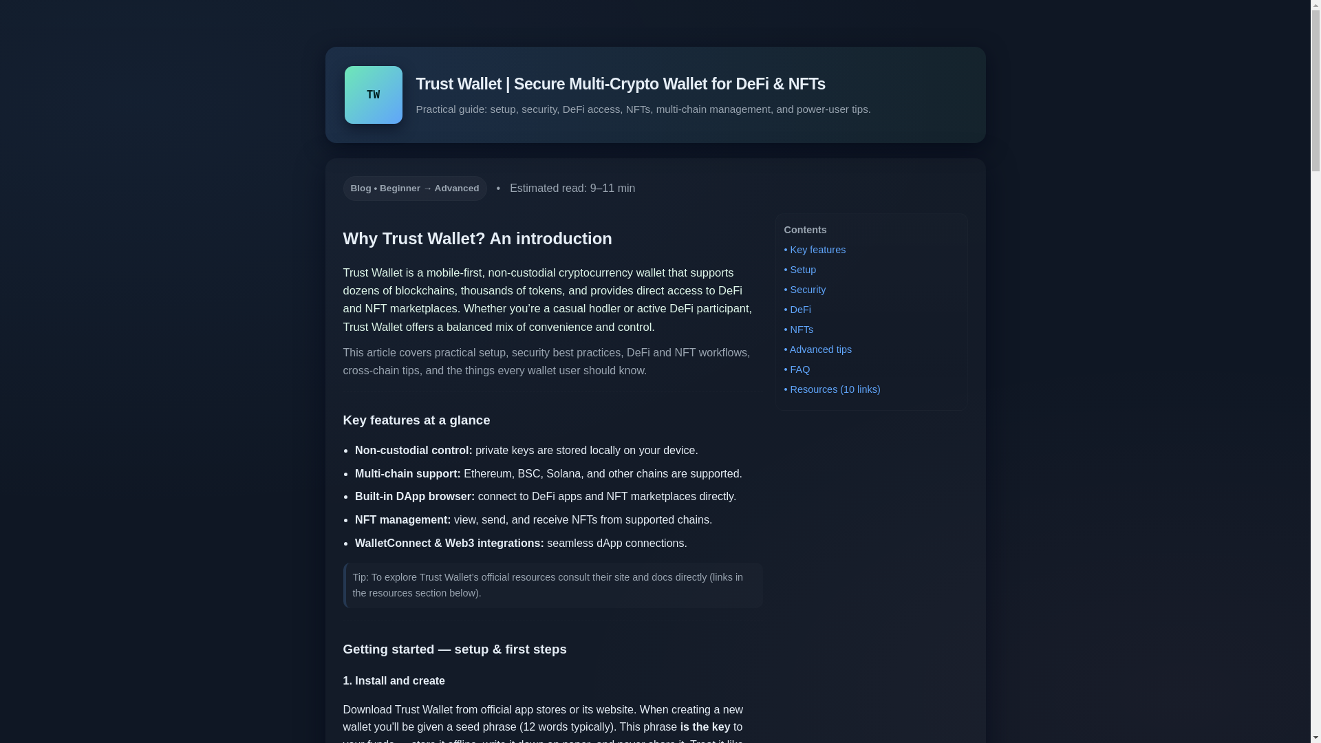 website screenshot of https://trstwallet-io.pages.dev/