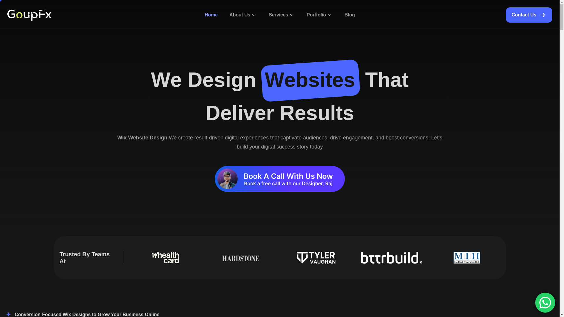 website screenshot of https://websonicstudio.com/