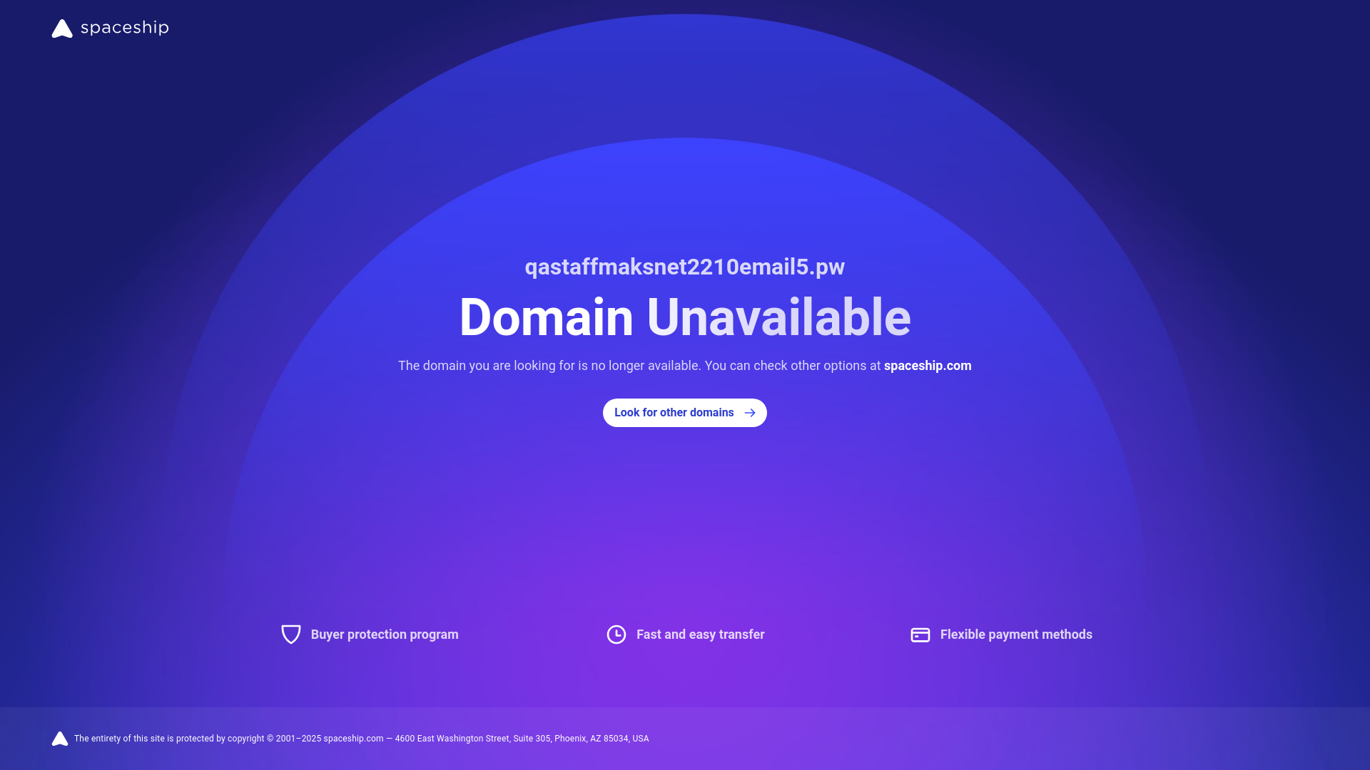 website screenshot of https://qastaffmaksnet2210email5.pw/
