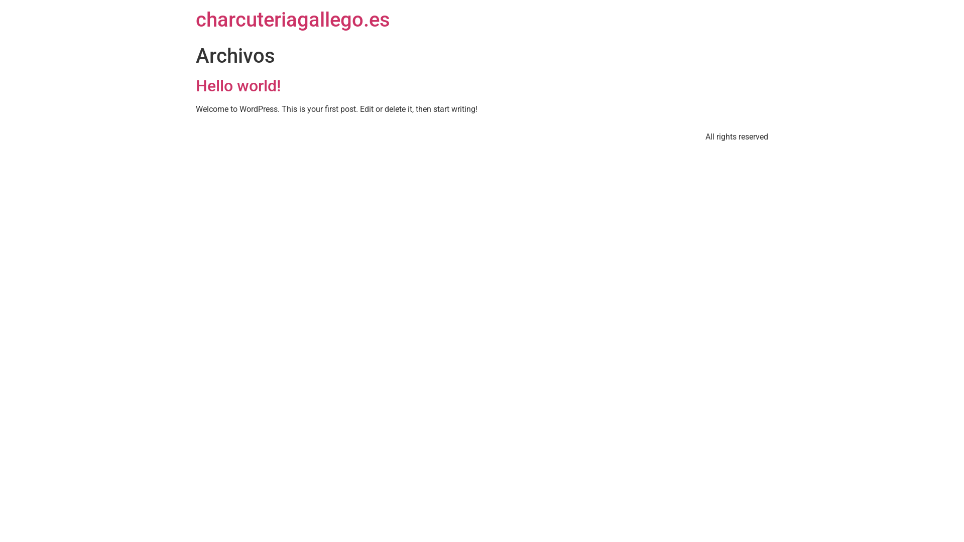 website screenshot of https://charcuteriagallego.es/