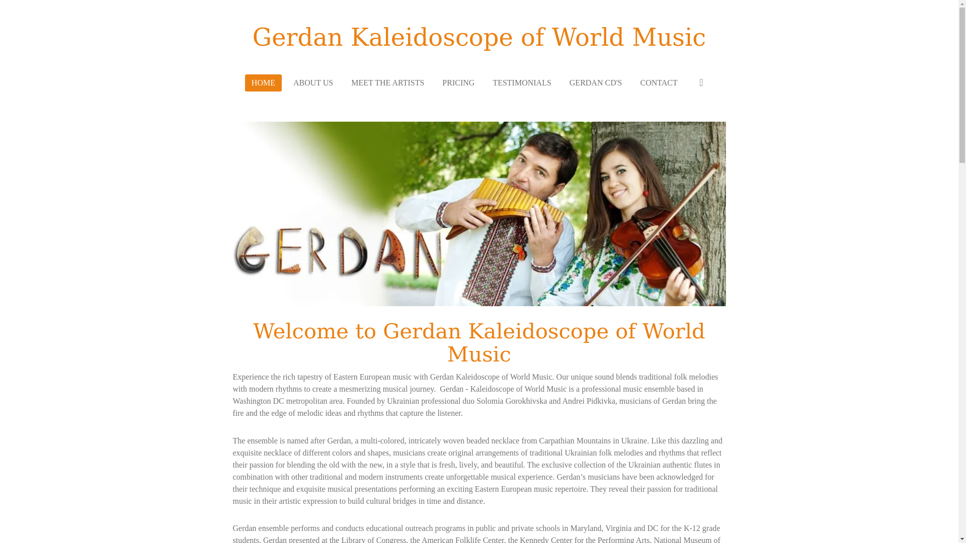 website screenshot of https://gerdanmusic.com/