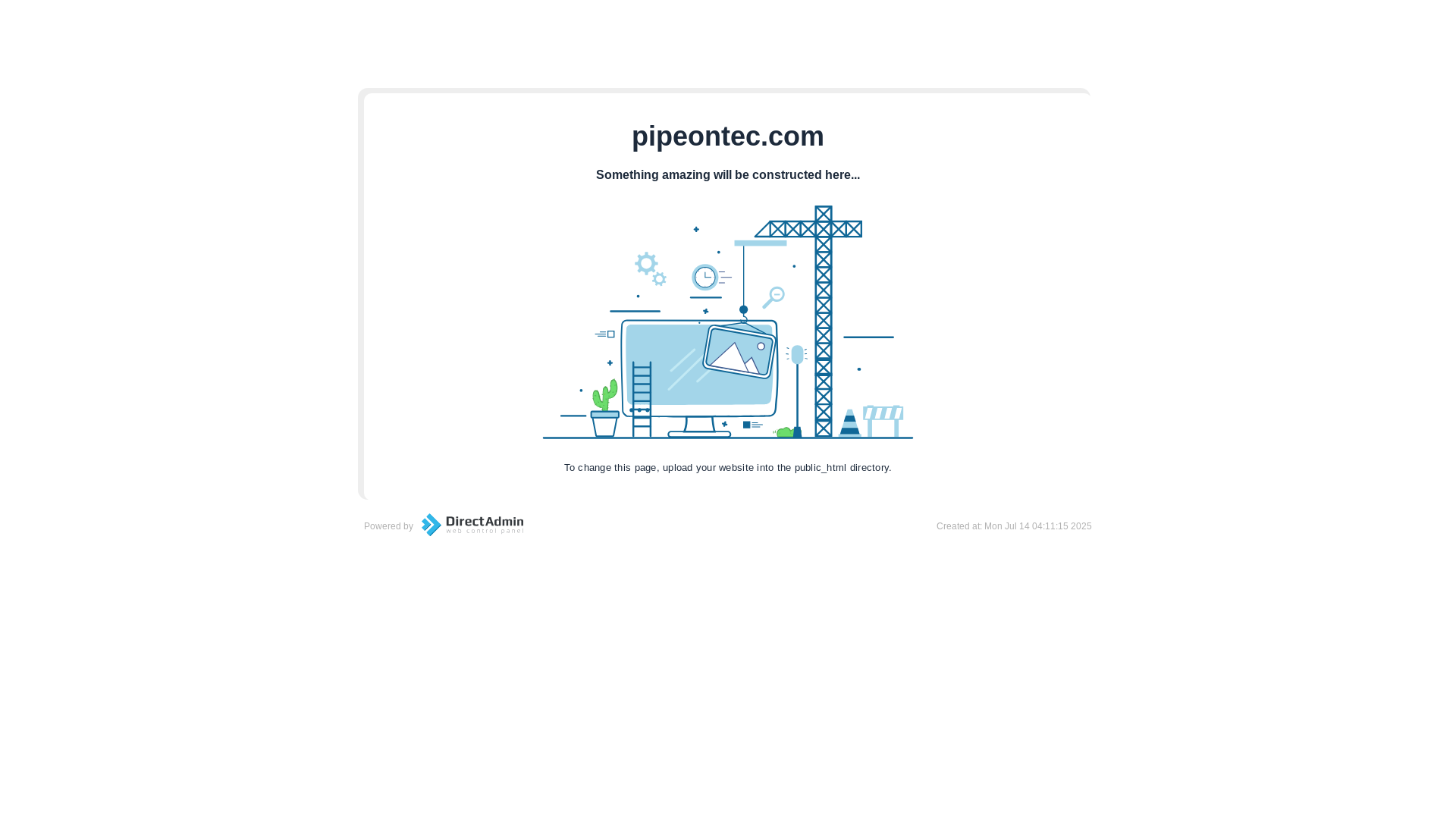 website screenshot of https://pipeontec.com/
