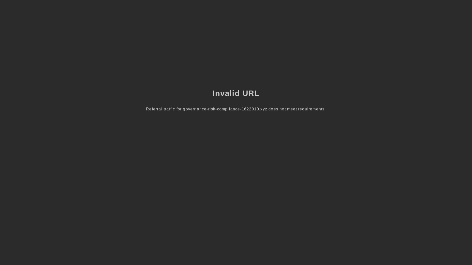 website screenshot of https://governance-risk-compliance-1622010.xyz/