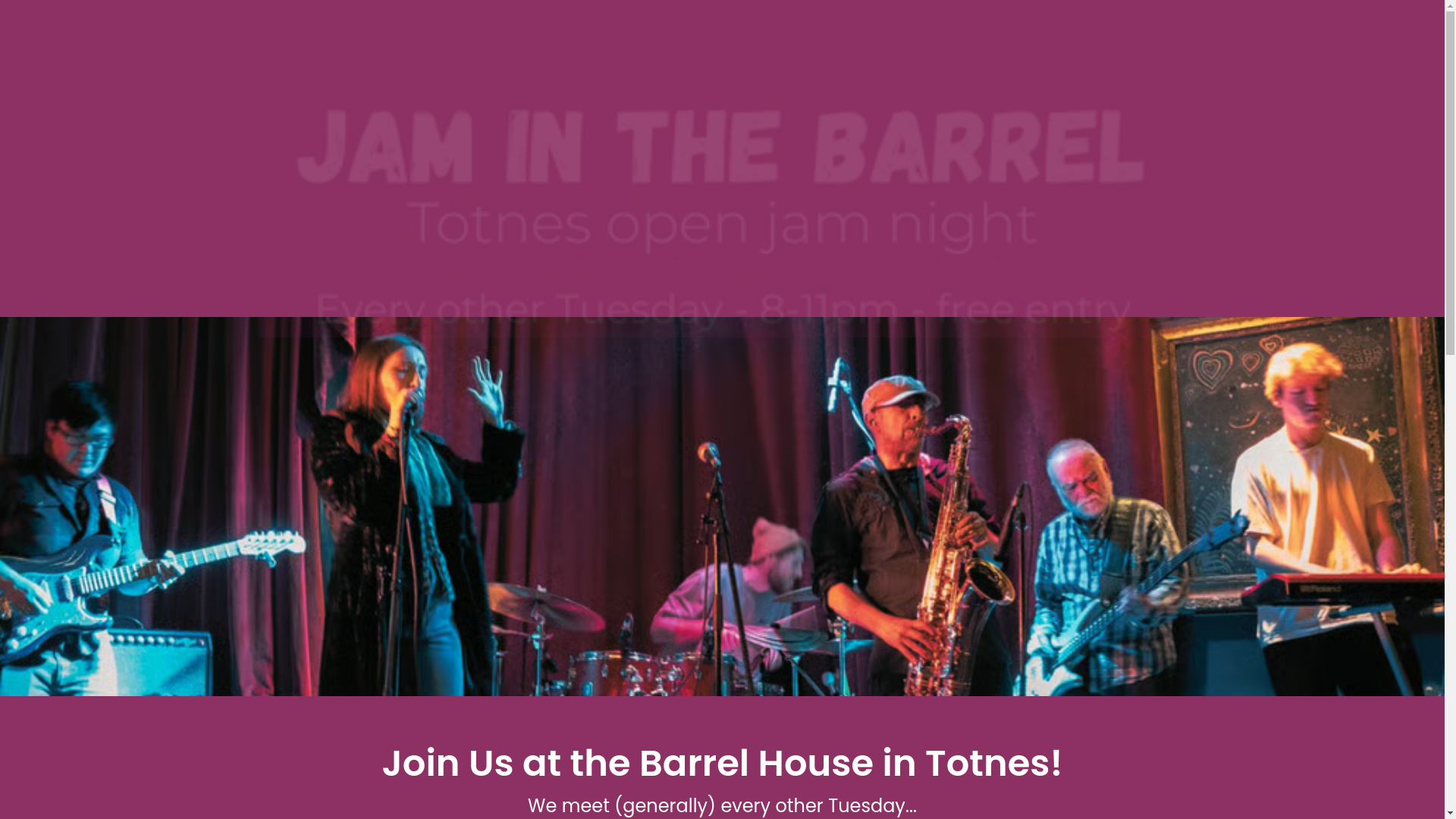 website screenshot of https://jaminthebarrel.org/