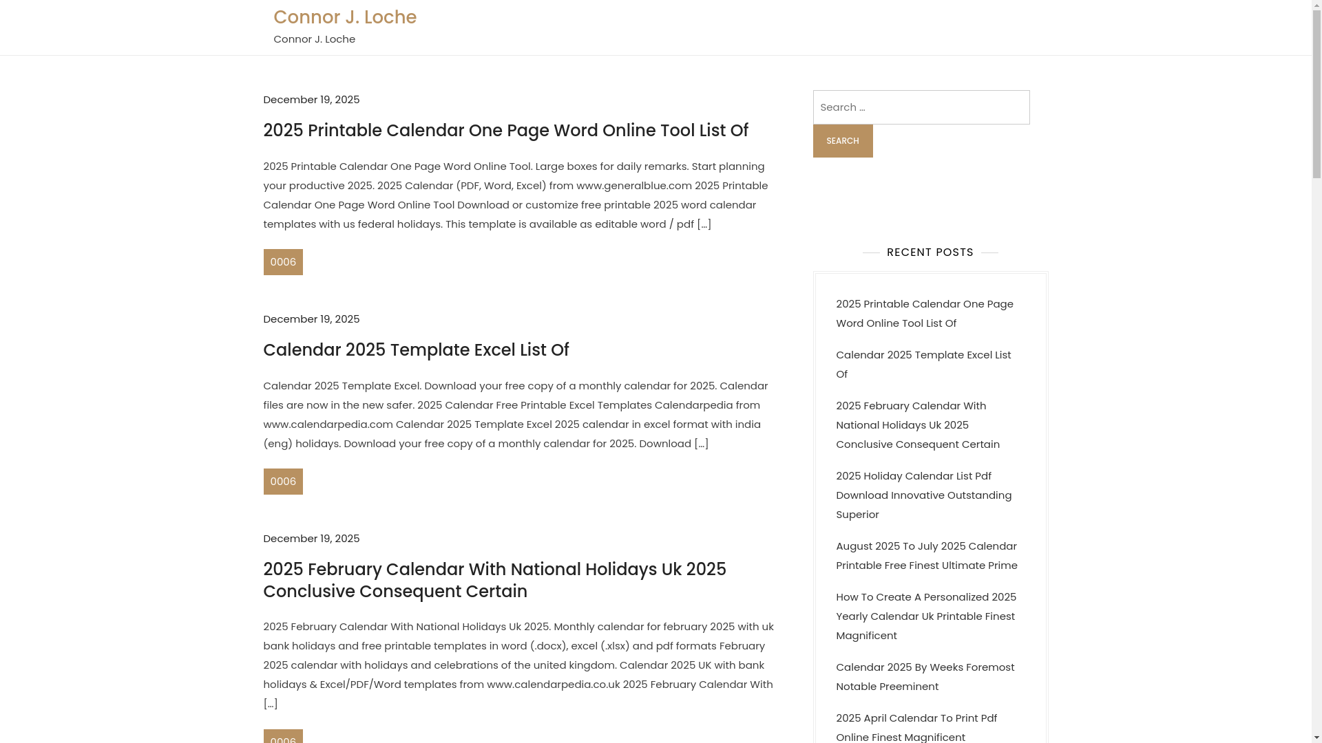 website screenshot of https://connorjloche.pages.dev/