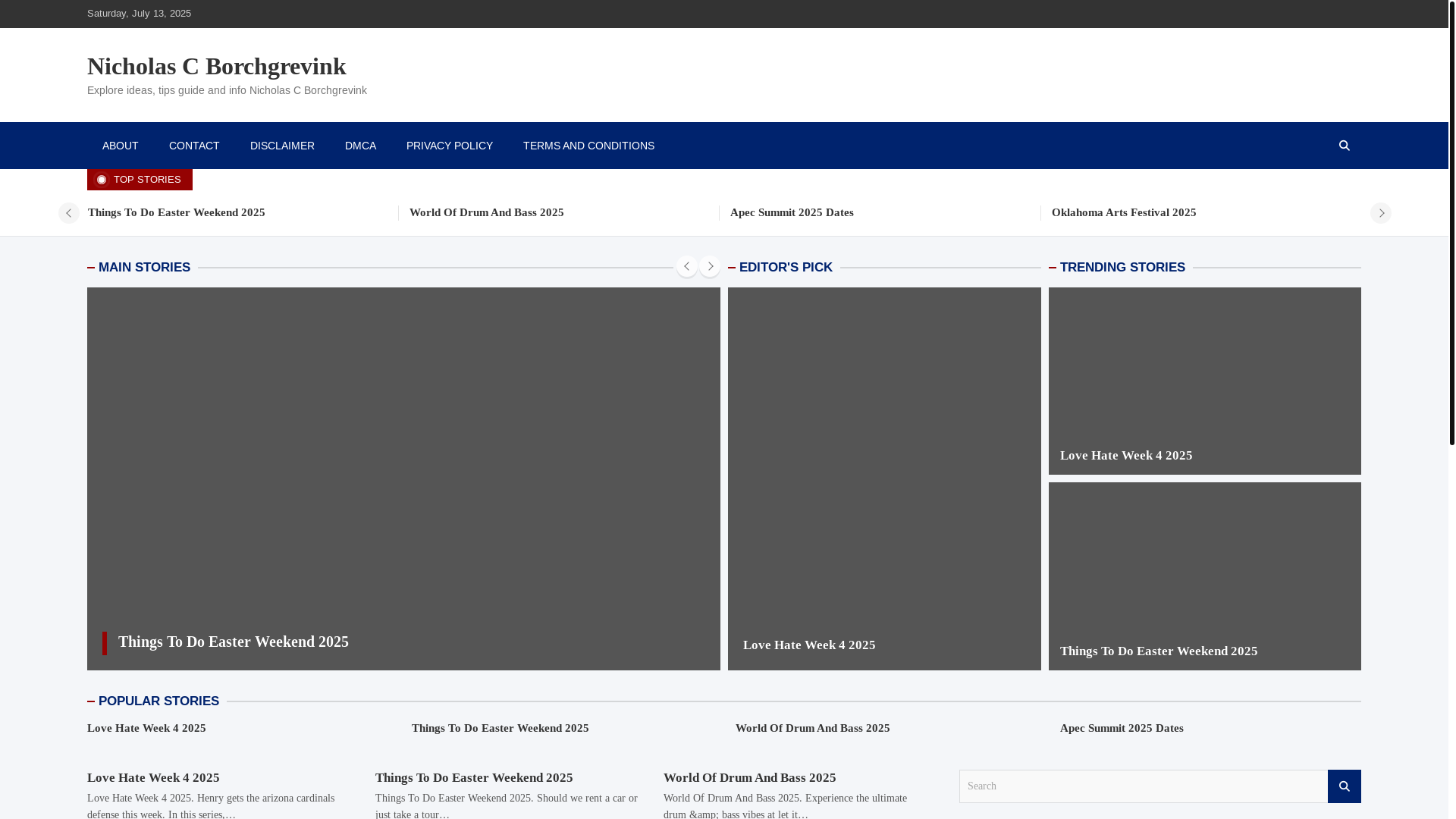 website screenshot of https://nicholascborchgrevink.pages.dev/