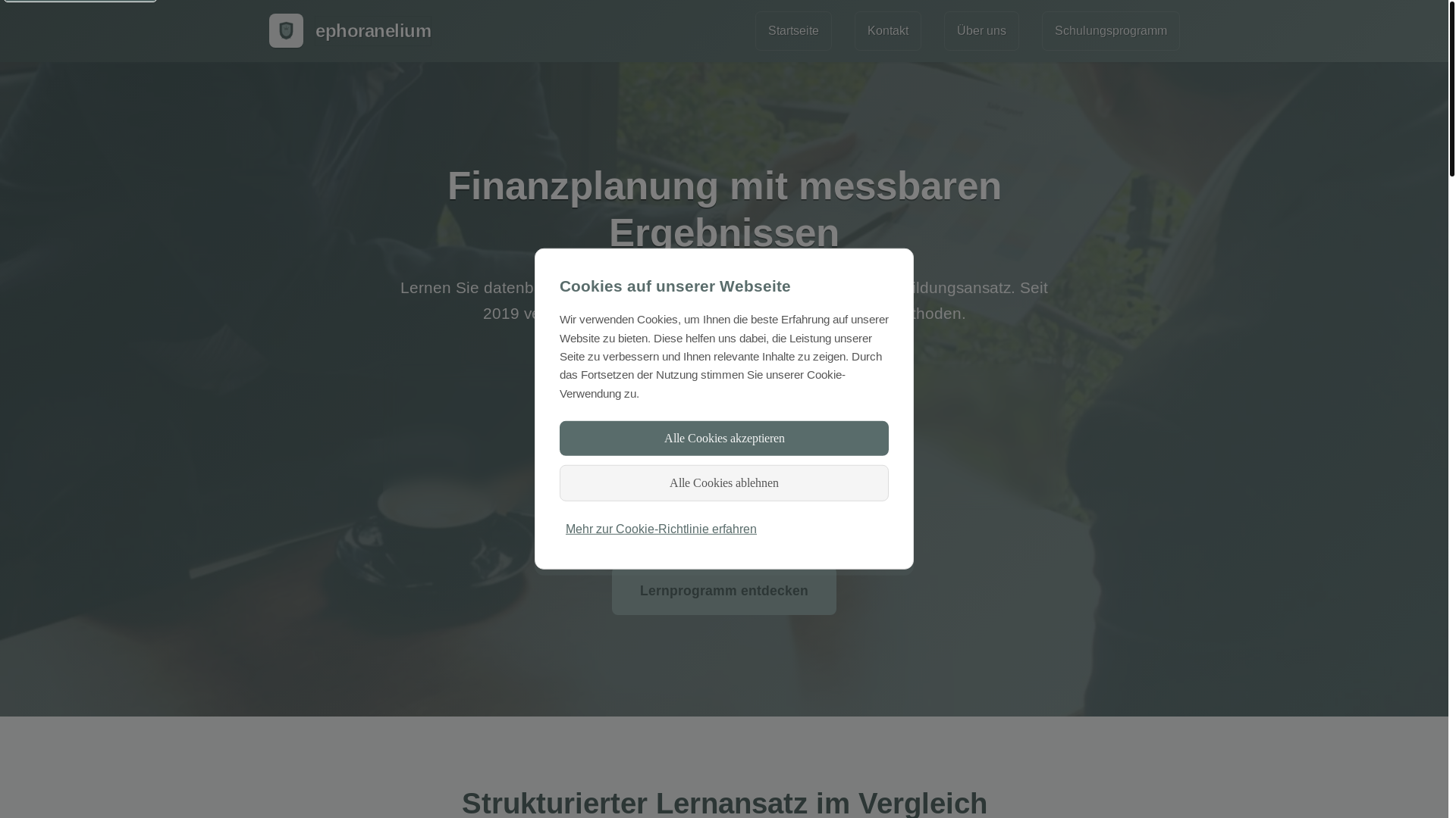 website screenshot of https://ephoranelium.com/
