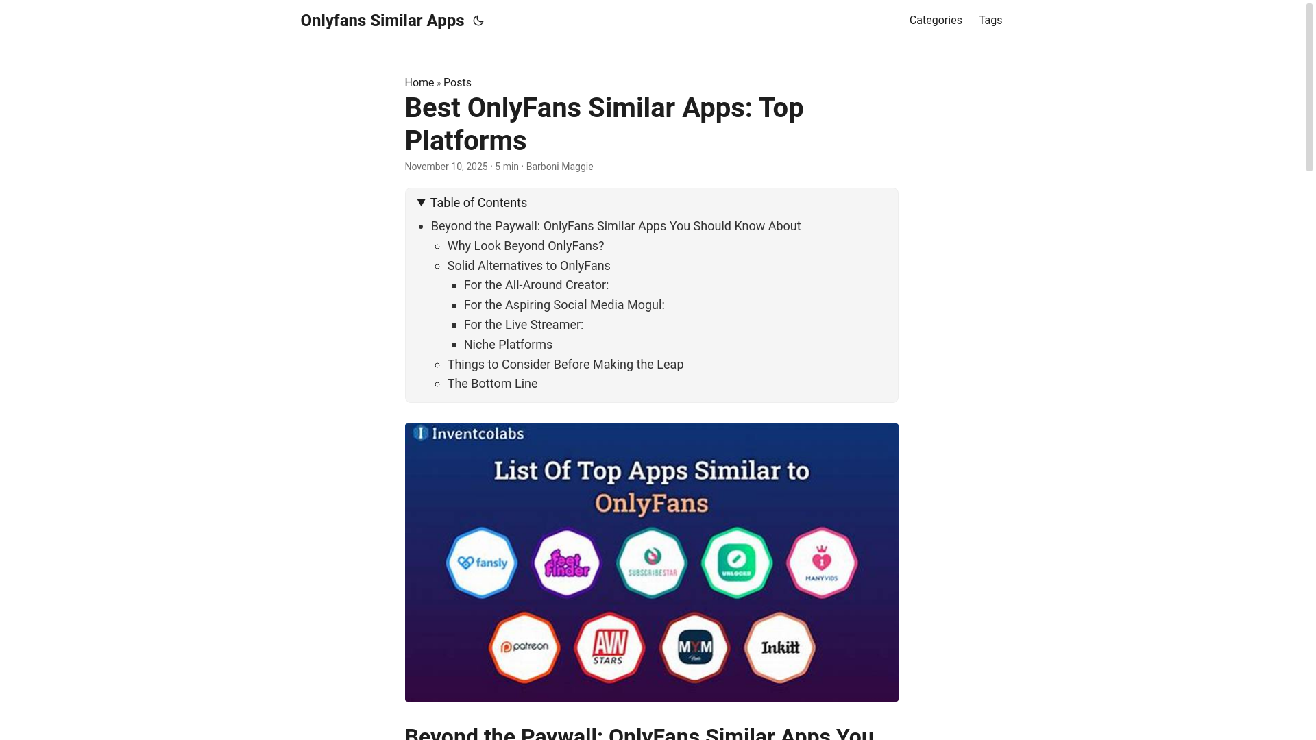 website screenshot of https://onlyfans-similar-apps.pages.dev/