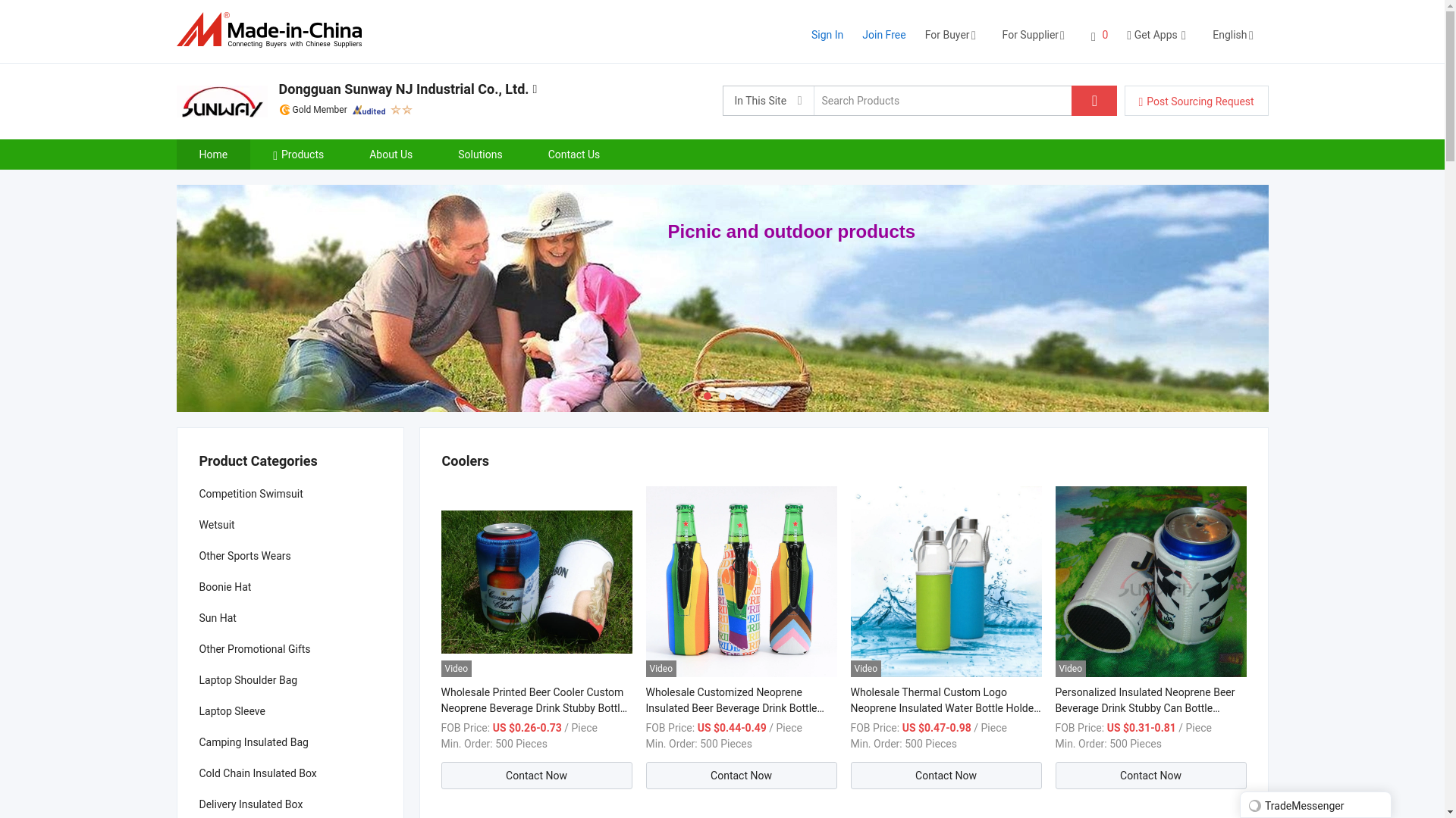 website screenshot of https://agatha2008.en.made-in-china.com/