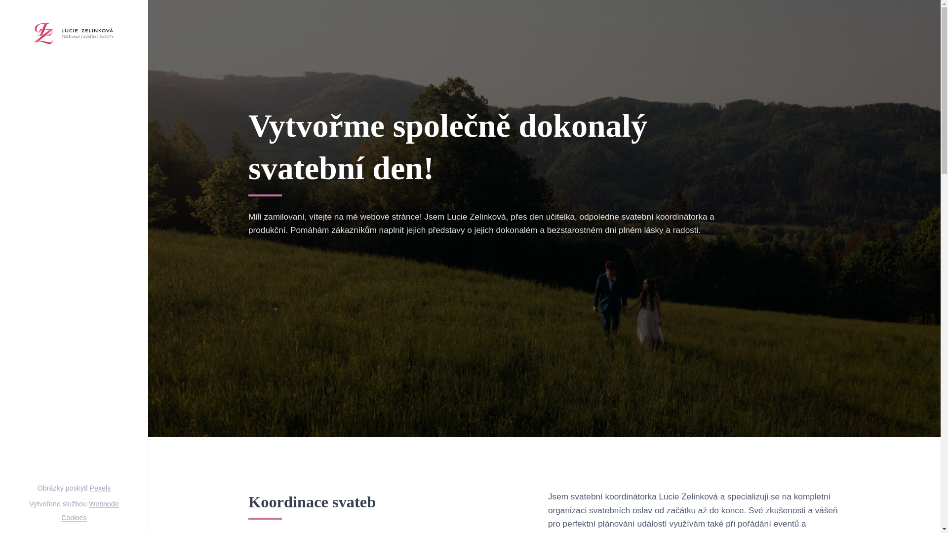 website screenshot of https://lucie-zelinkova.cz/