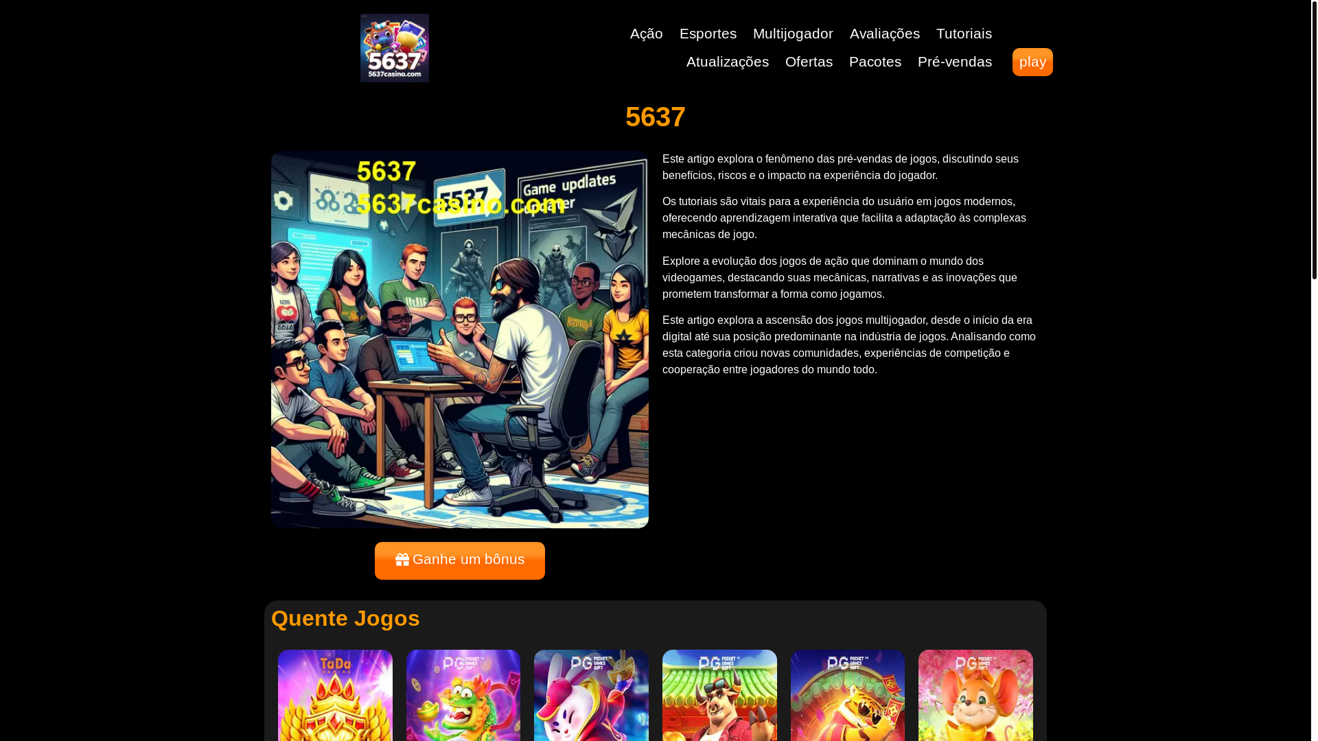 website screenshot of https://5637casino.com/