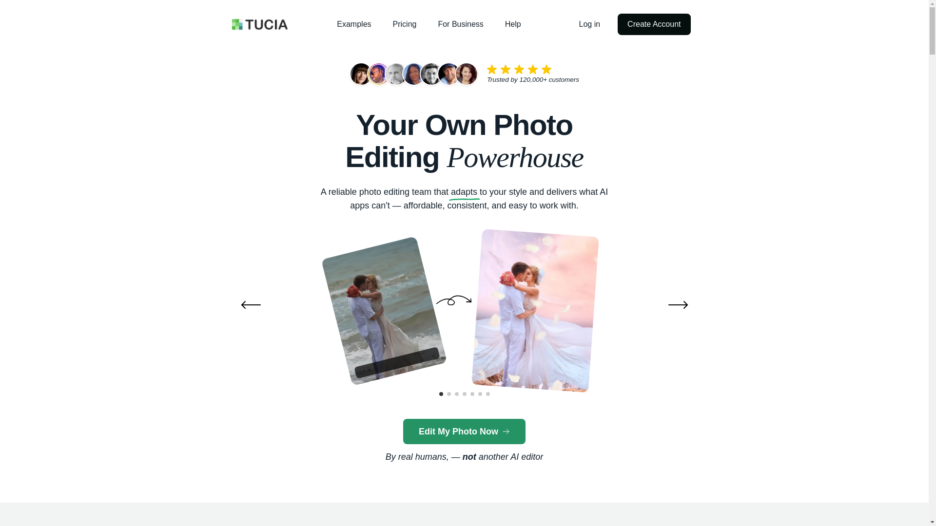 website screenshot of https://tucia-landing.pages.dev/