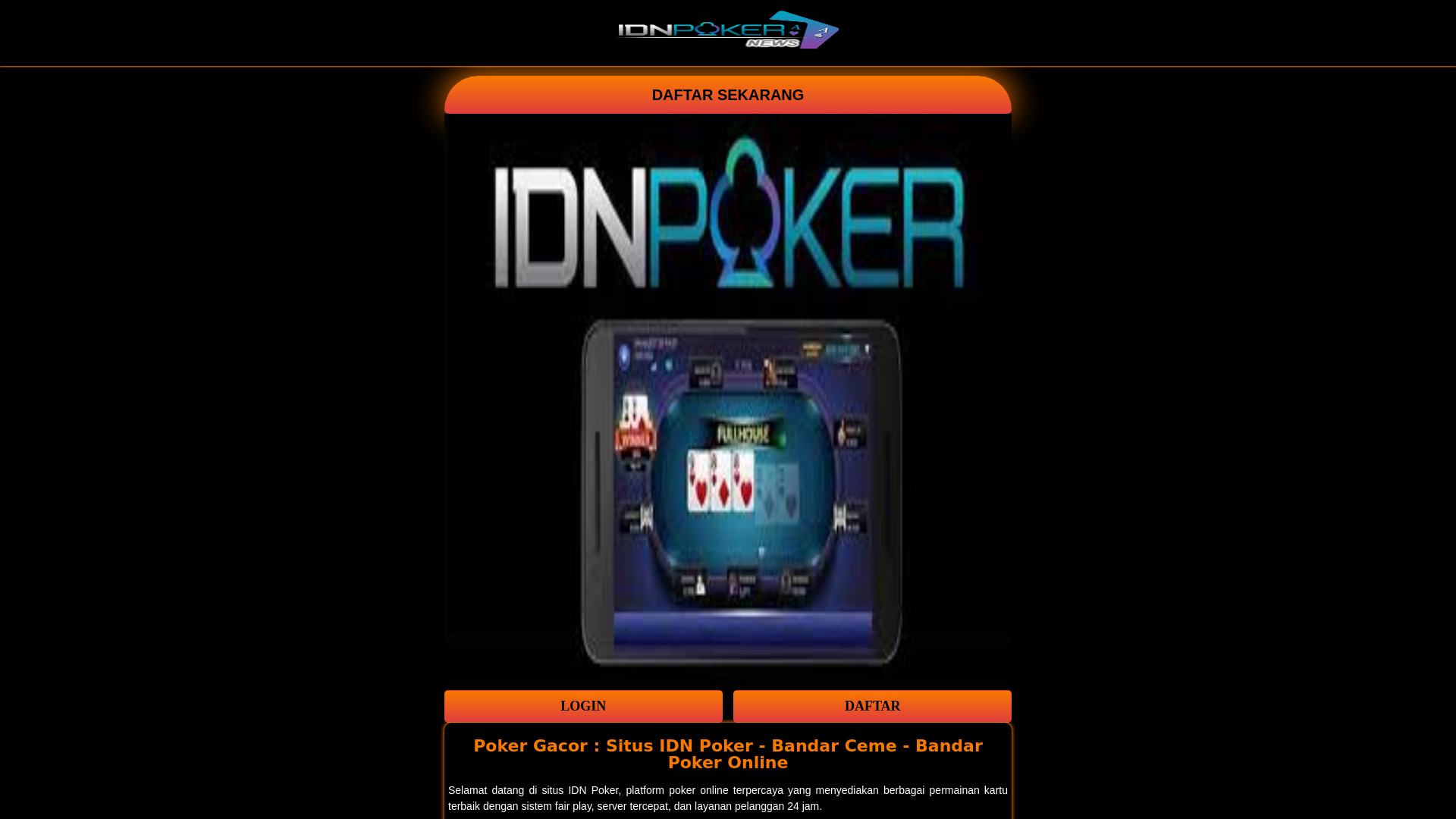 website screenshot of https://pokergacor-safekeep.pages.dev/