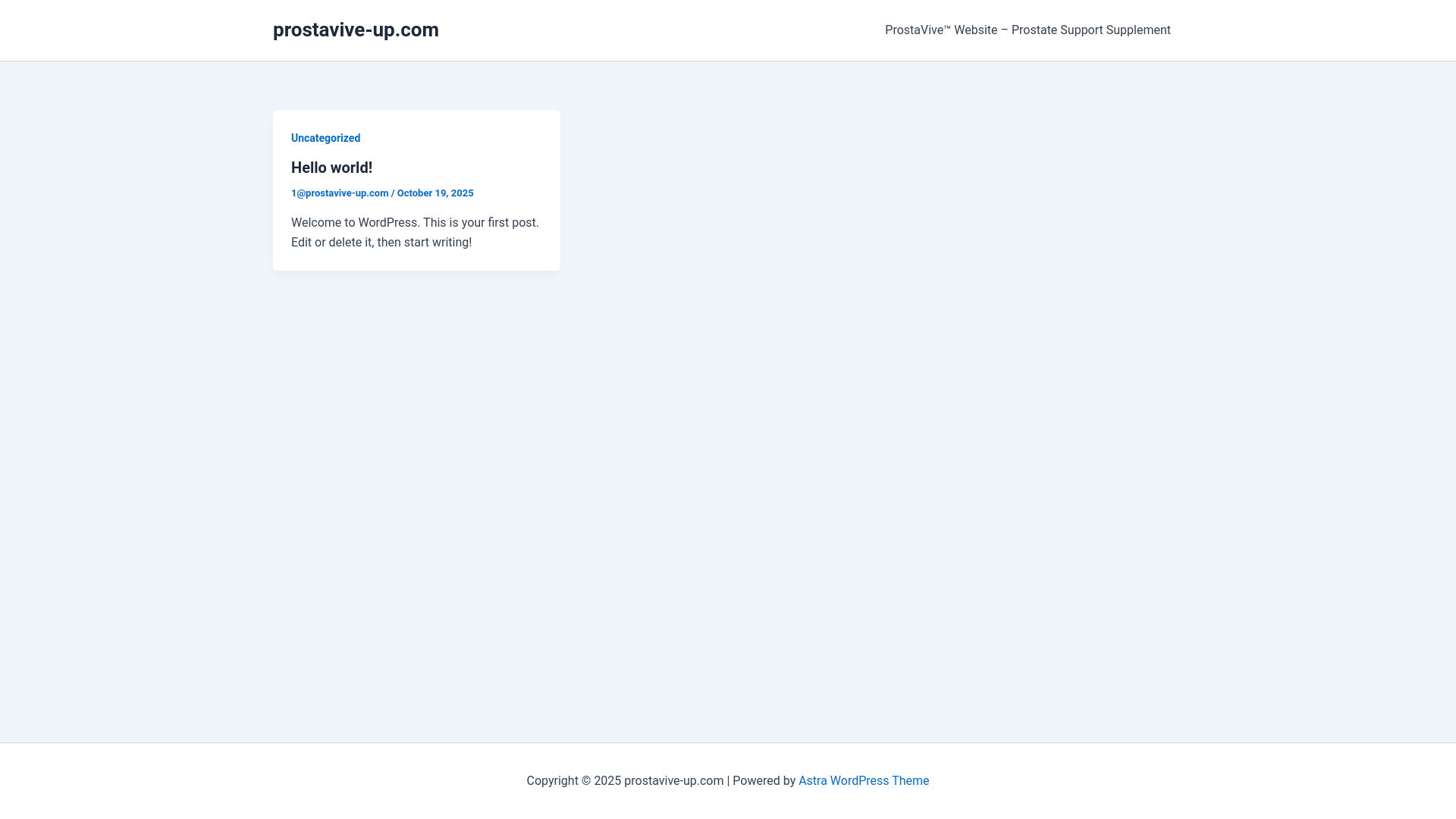 website screenshot of https://prostavive-up.com/