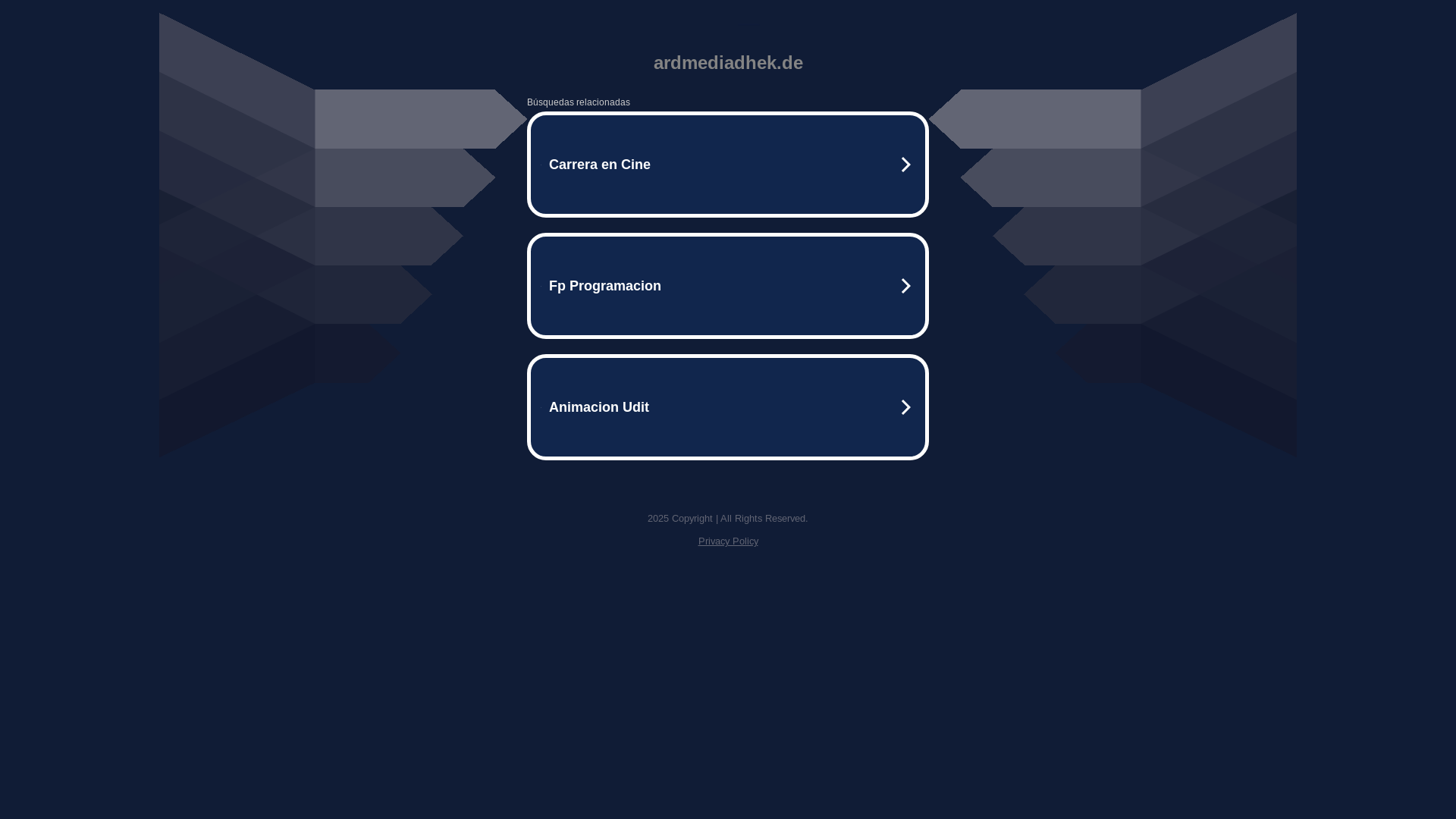 website screenshot of https://ardmediadhek.de/