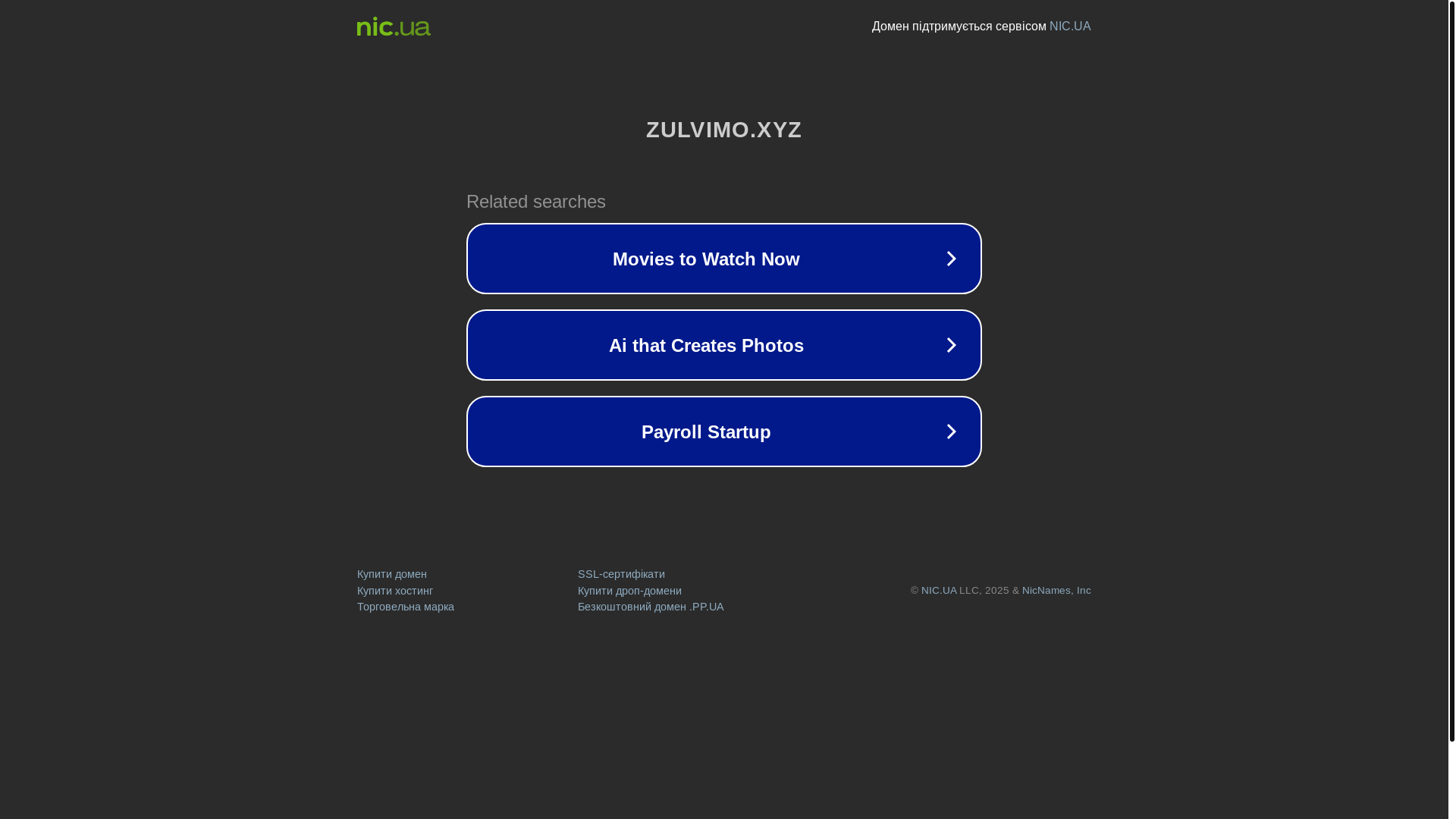 website screenshot of https://zulvimo.xyz/