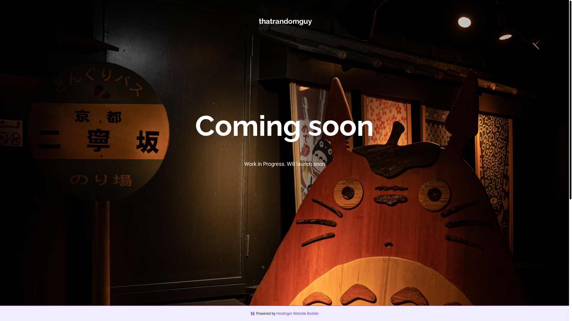 website screenshot of https://thatrandomguy.fun/