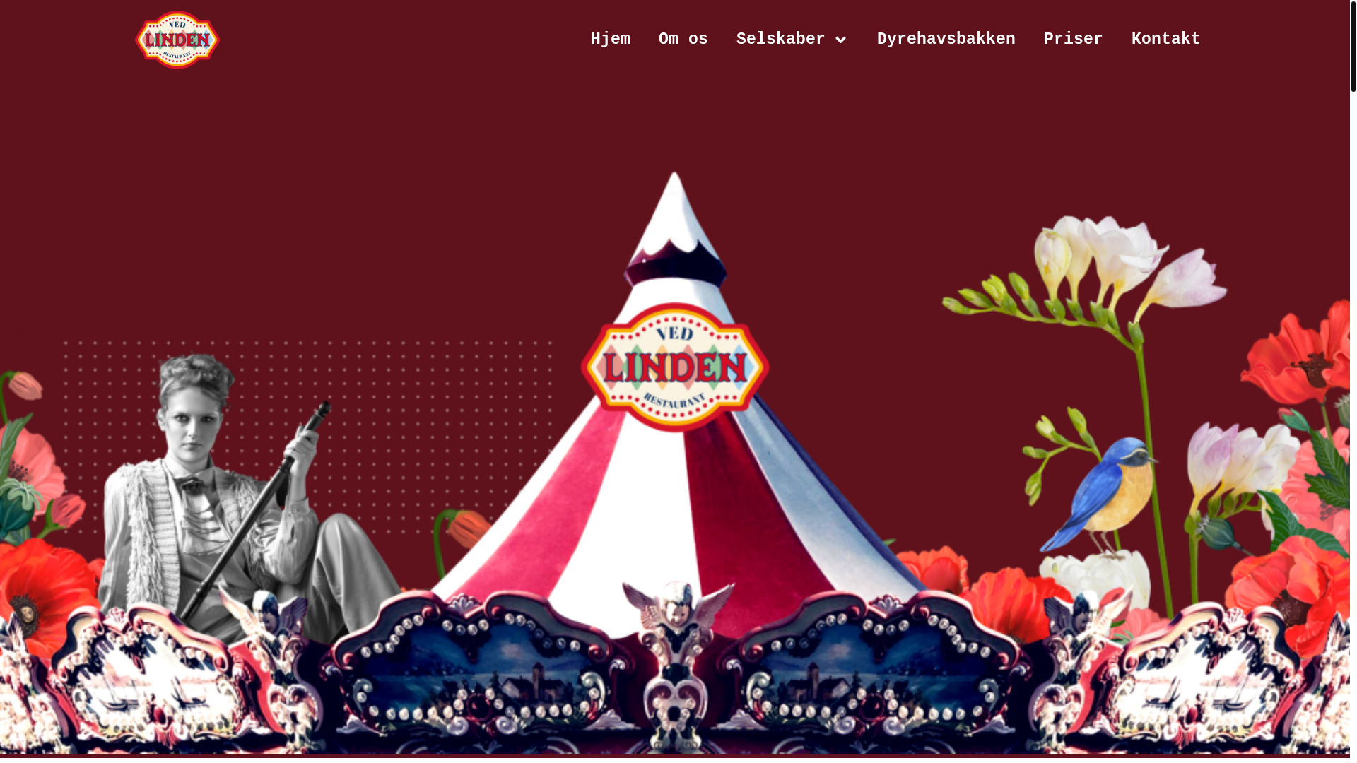 website screenshot of https://vedlinden.dk/