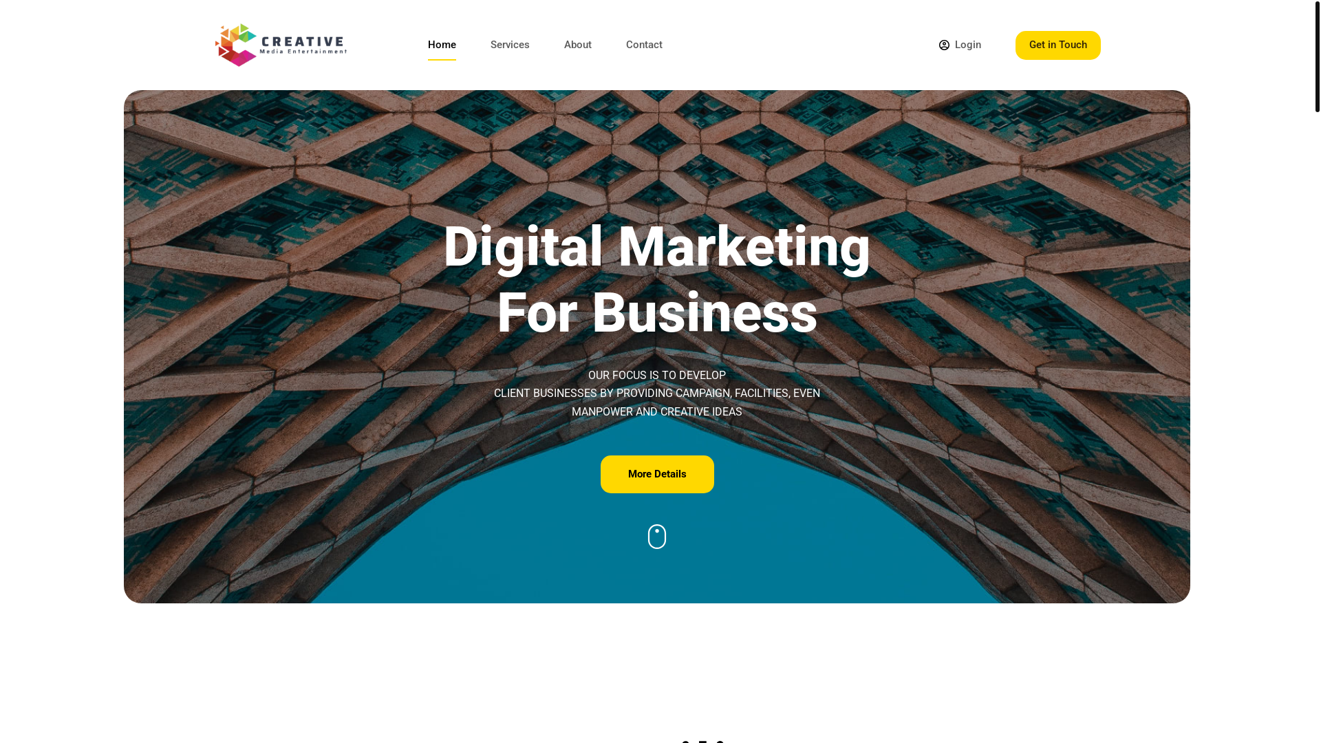 website screenshot of https://creativemedia.pages.dev/