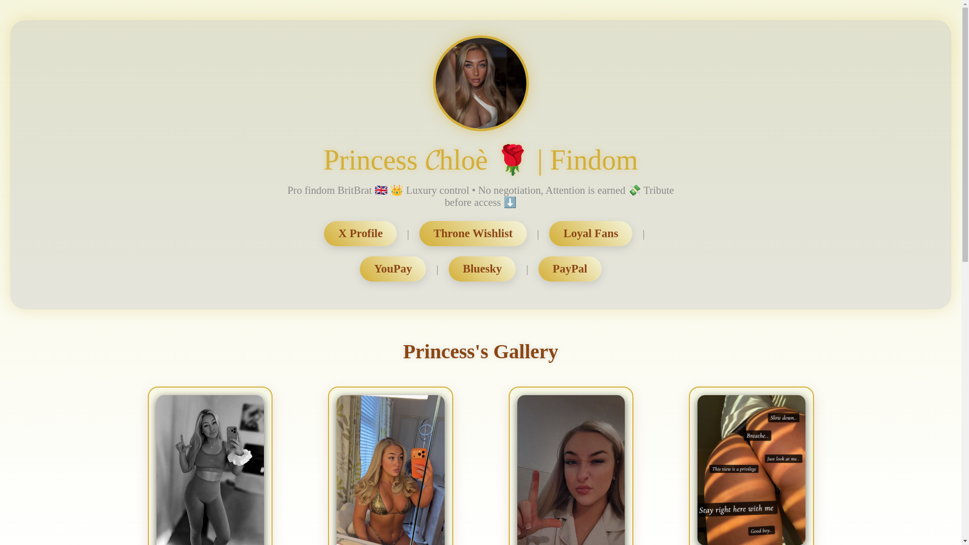website screenshot of https://princess-chloe.pages.dev/