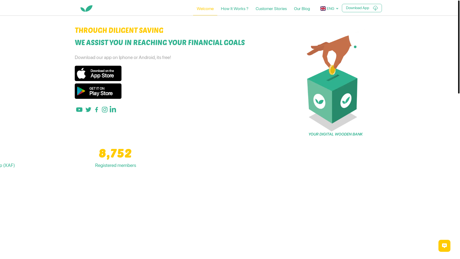 website screenshot of https://myNkwa.com