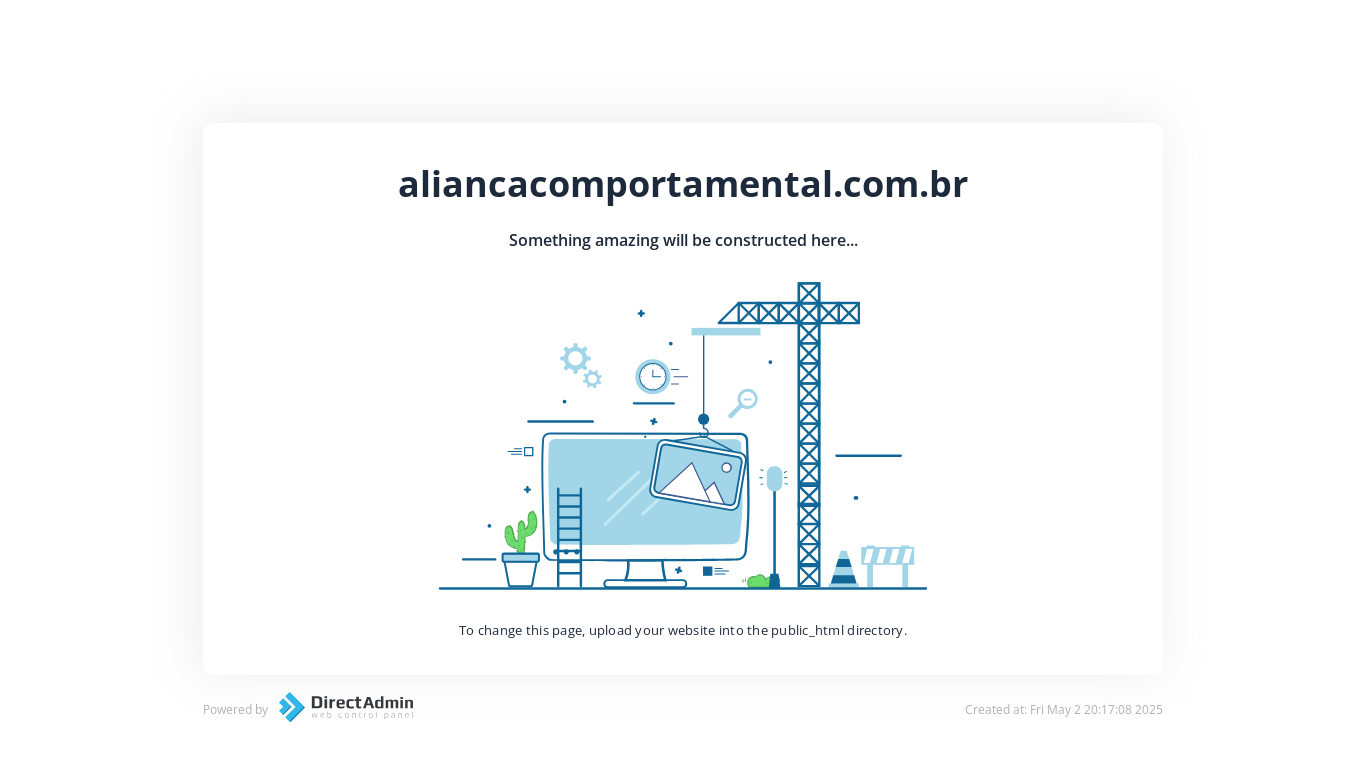 website screenshot of https://aliancacomportamental.com.br/