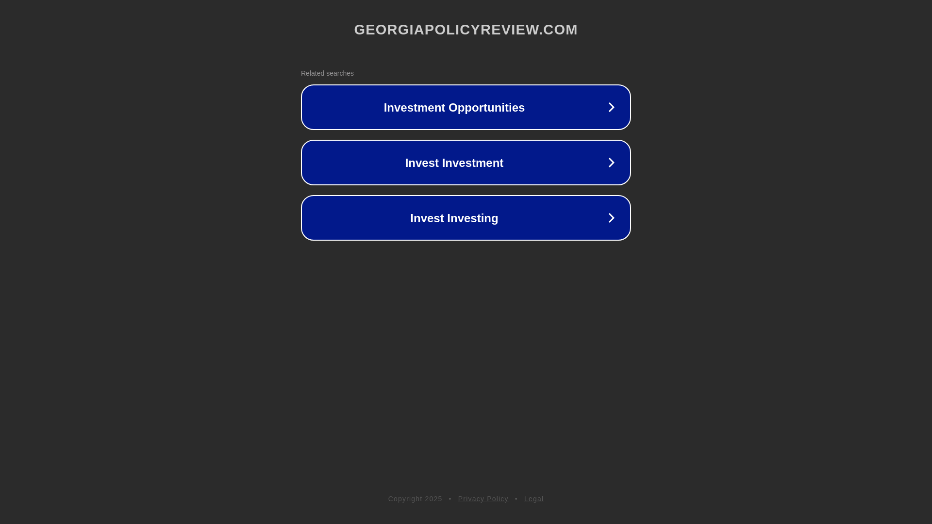 website screenshot of https://georgiapolicyreview.com/