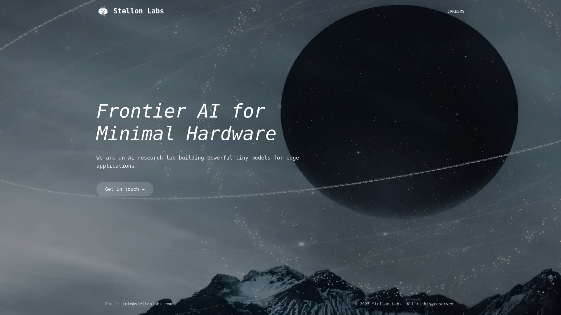 website screenshot of https://stellon-landing-noproduct-new.pages.dev/