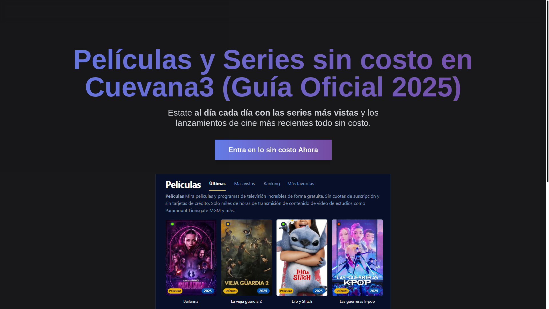 website screenshot of https://cuevana3-f11l.pages.dev/