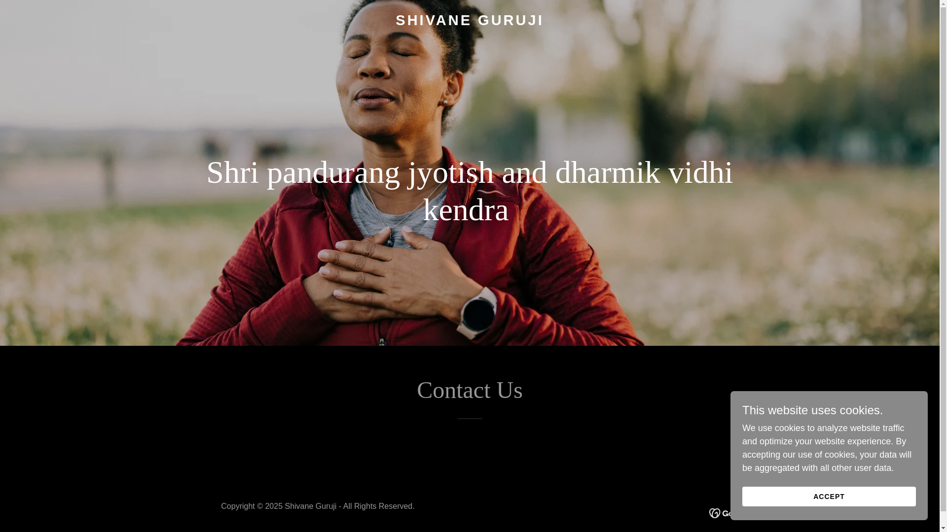 website screenshot of https://shivaneguruji.com/