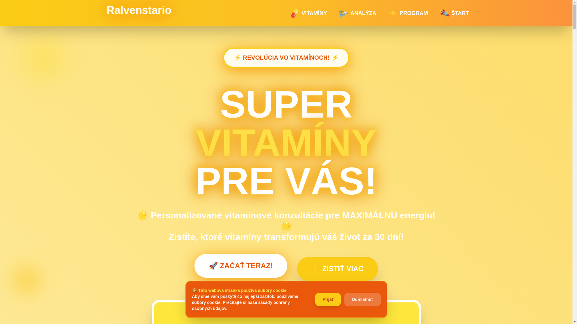 website screenshot of https://ralvenstario.eu/