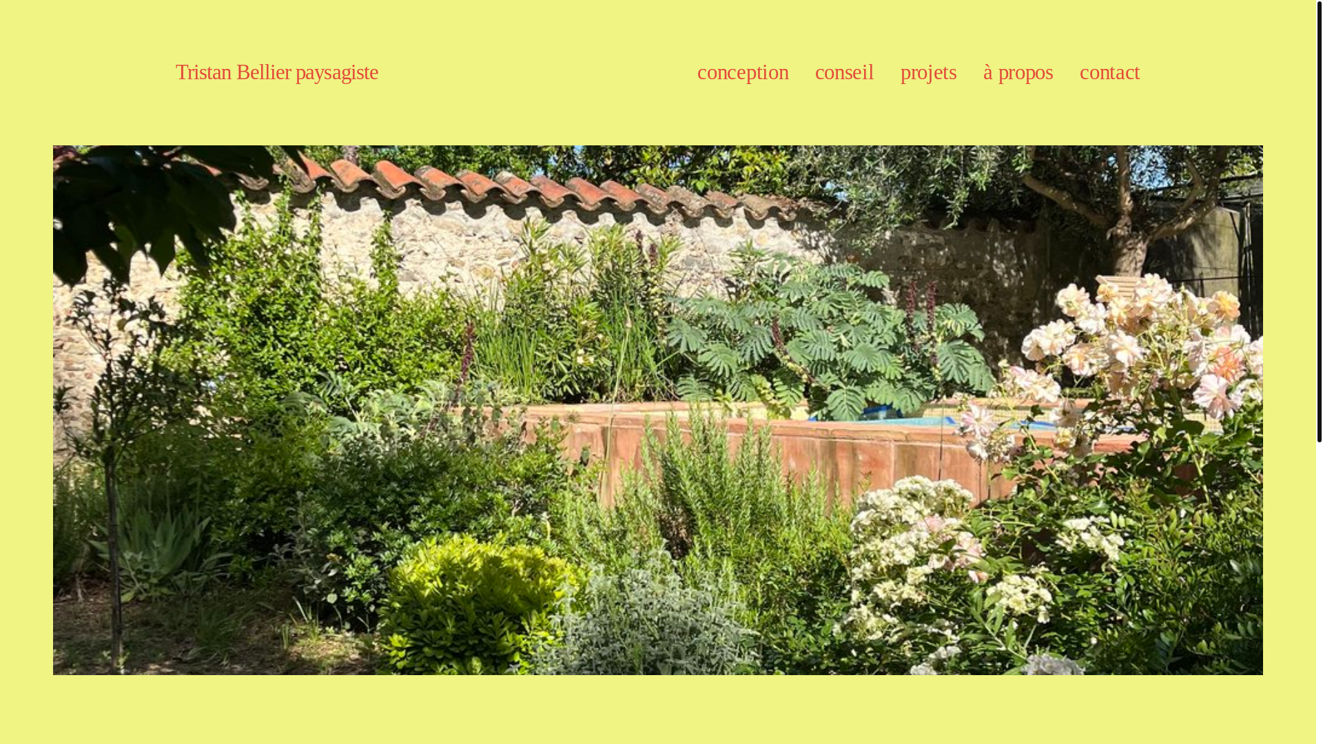 website screenshot of https://tristanbellier.fr/