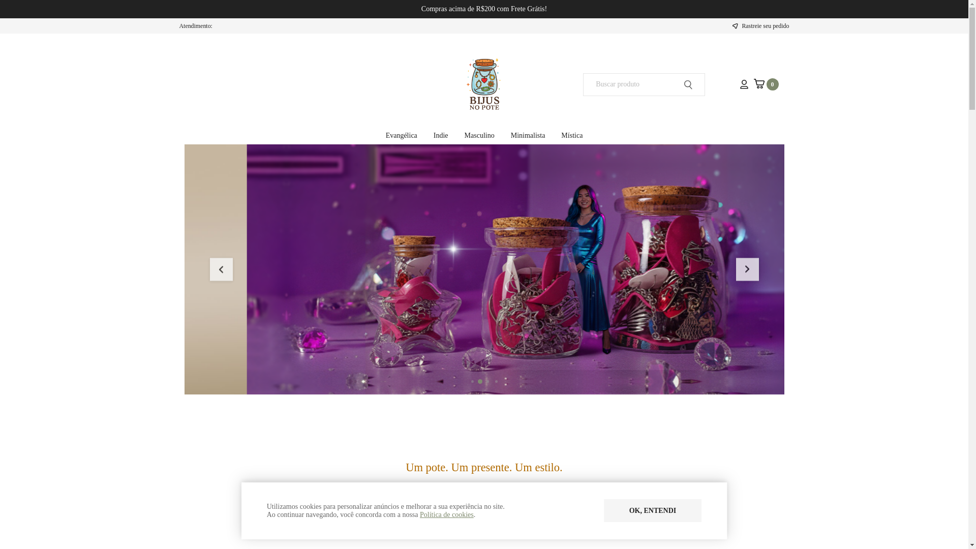 website screenshot of https://bijusnopote.com.br/
