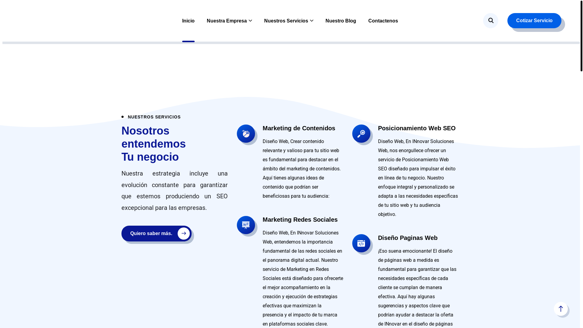 website screenshot of https://transportestne.com.co/