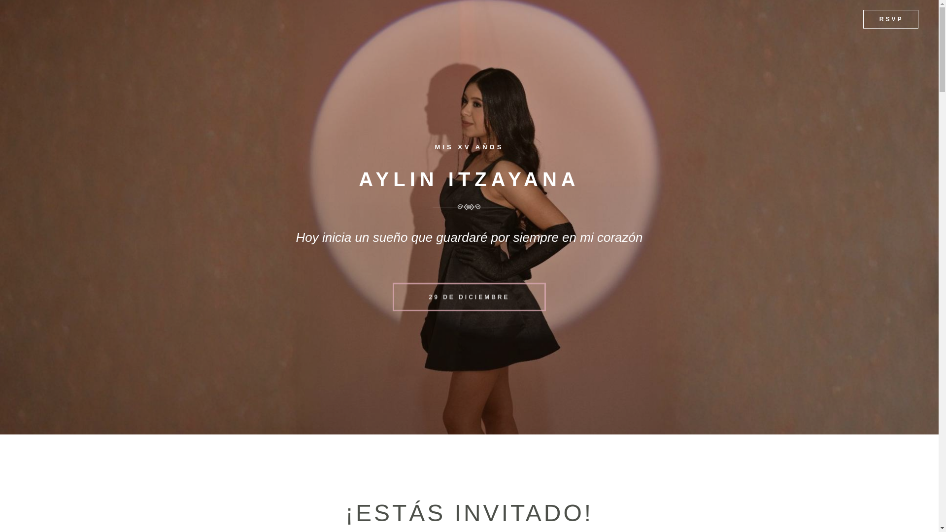website screenshot of https://aylinitzayana.com/