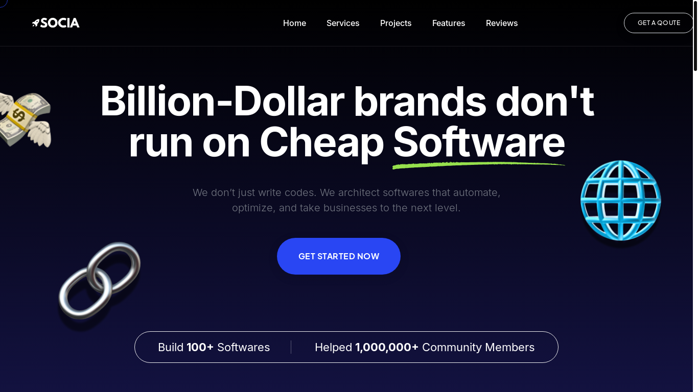 website screenshot of https://socia.ph/