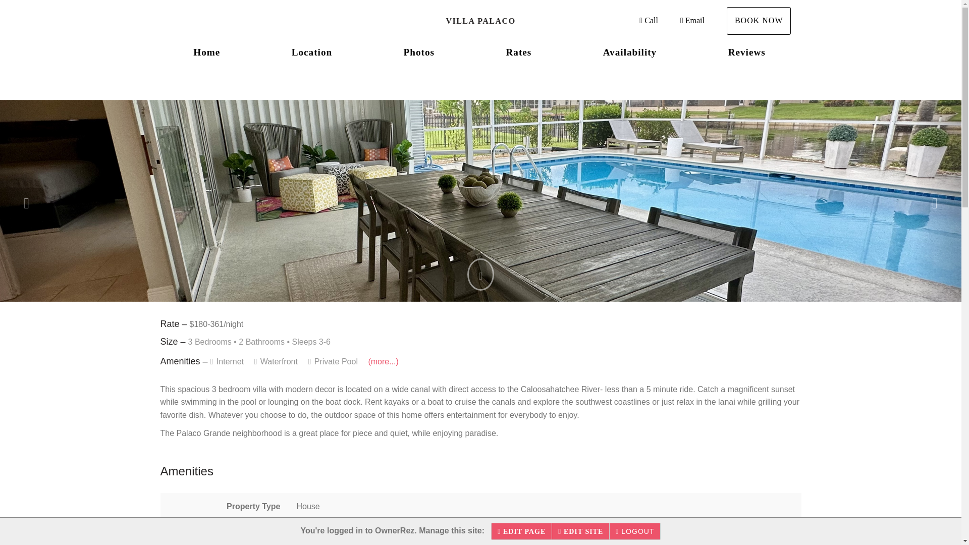 website screenshot of https://villapalaco.pages.dev/