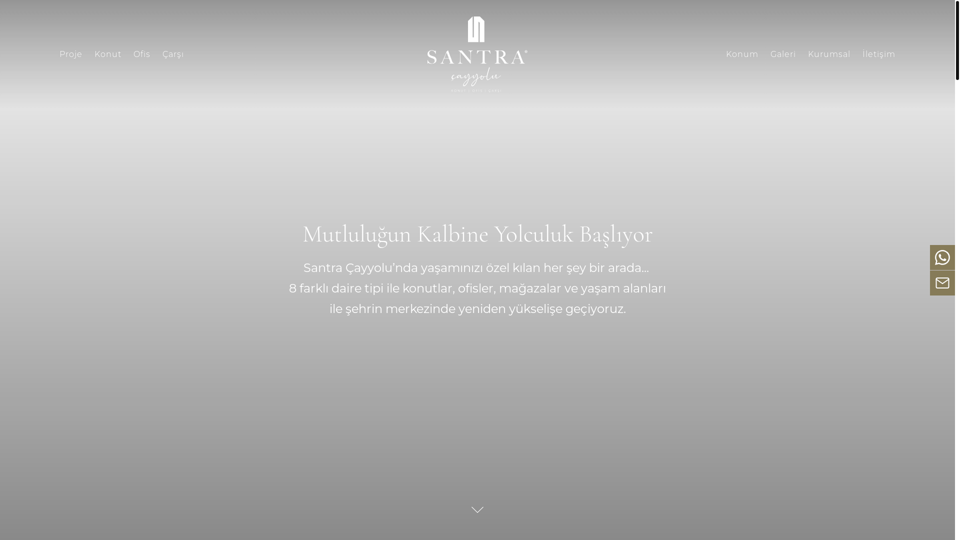 website screenshot of https://santracayyolu.com/