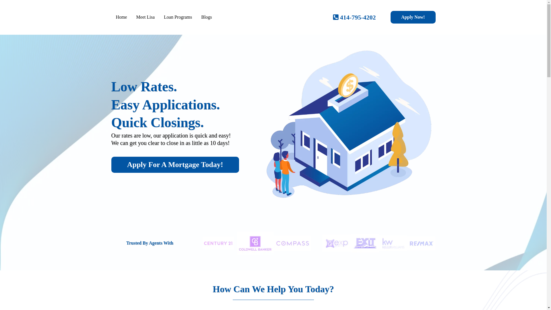 website screenshot of https://hintzmortgagegroup.com/