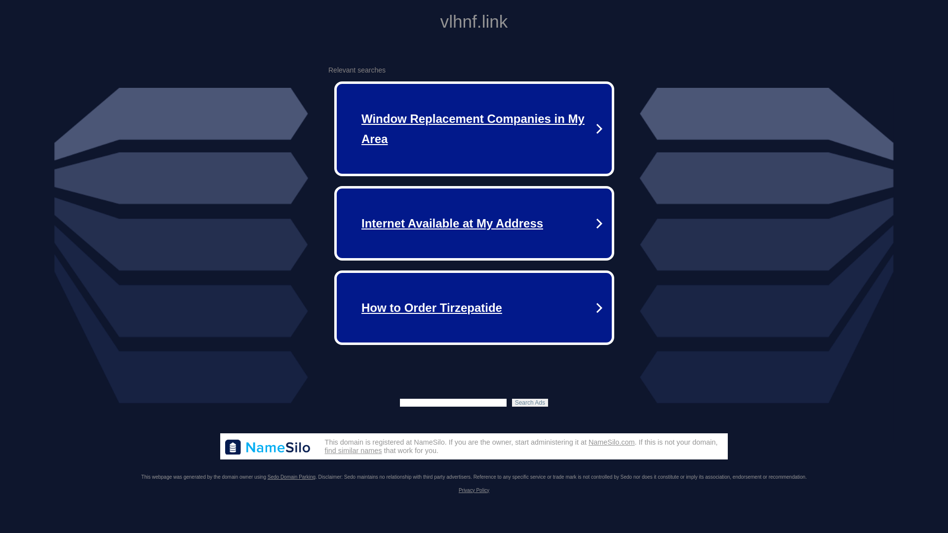 website screenshot of https://vlhnf.link/