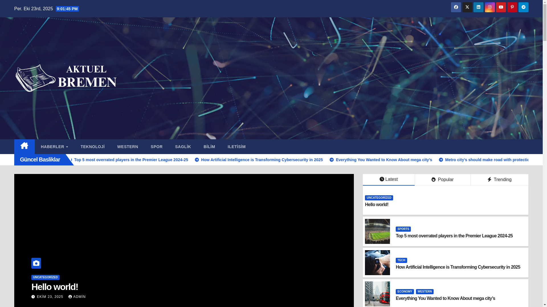 website screenshot of https://aktuelbremen.de/