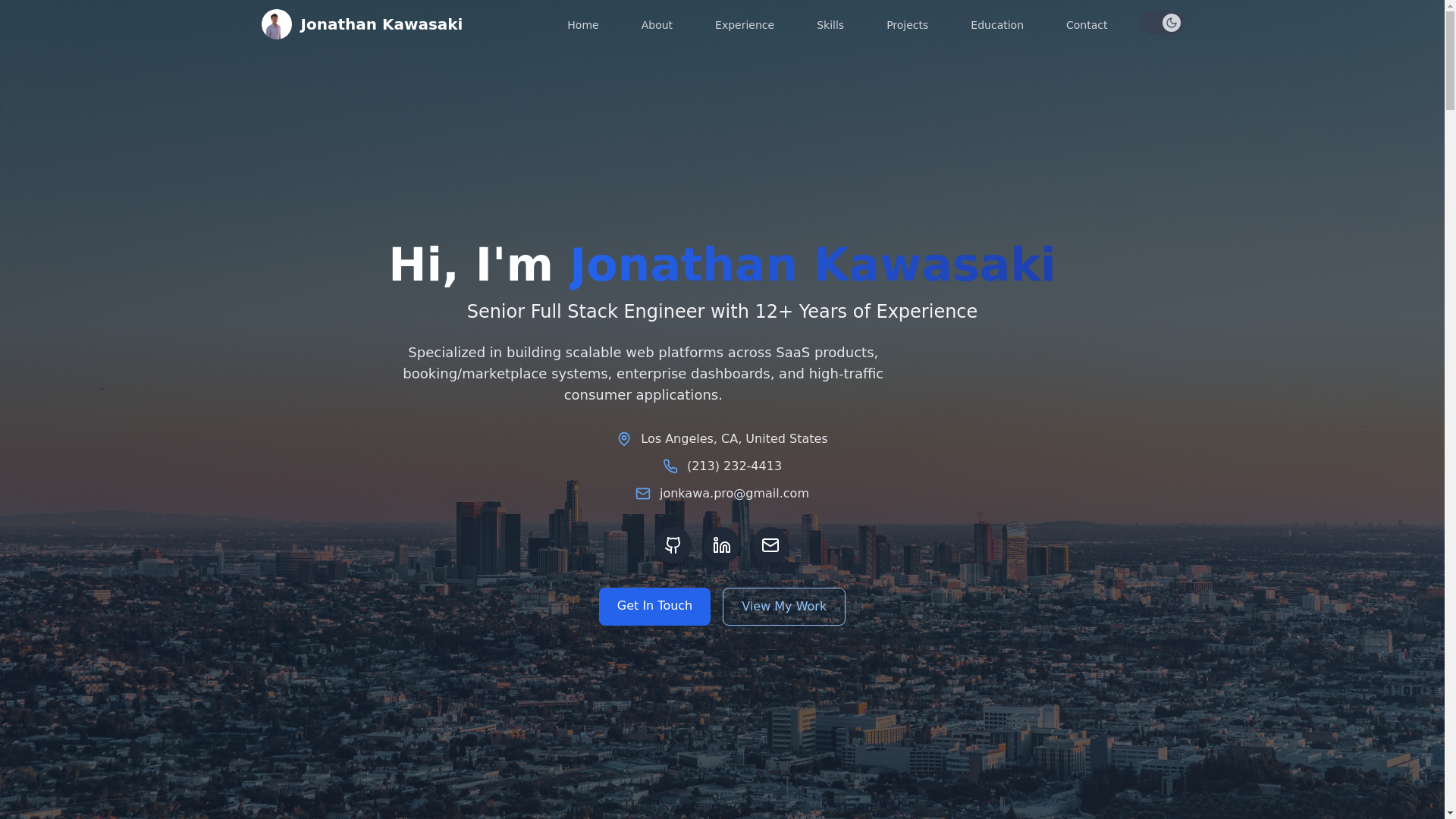 website screenshot of https://jon-kawasaki.pages.dev/