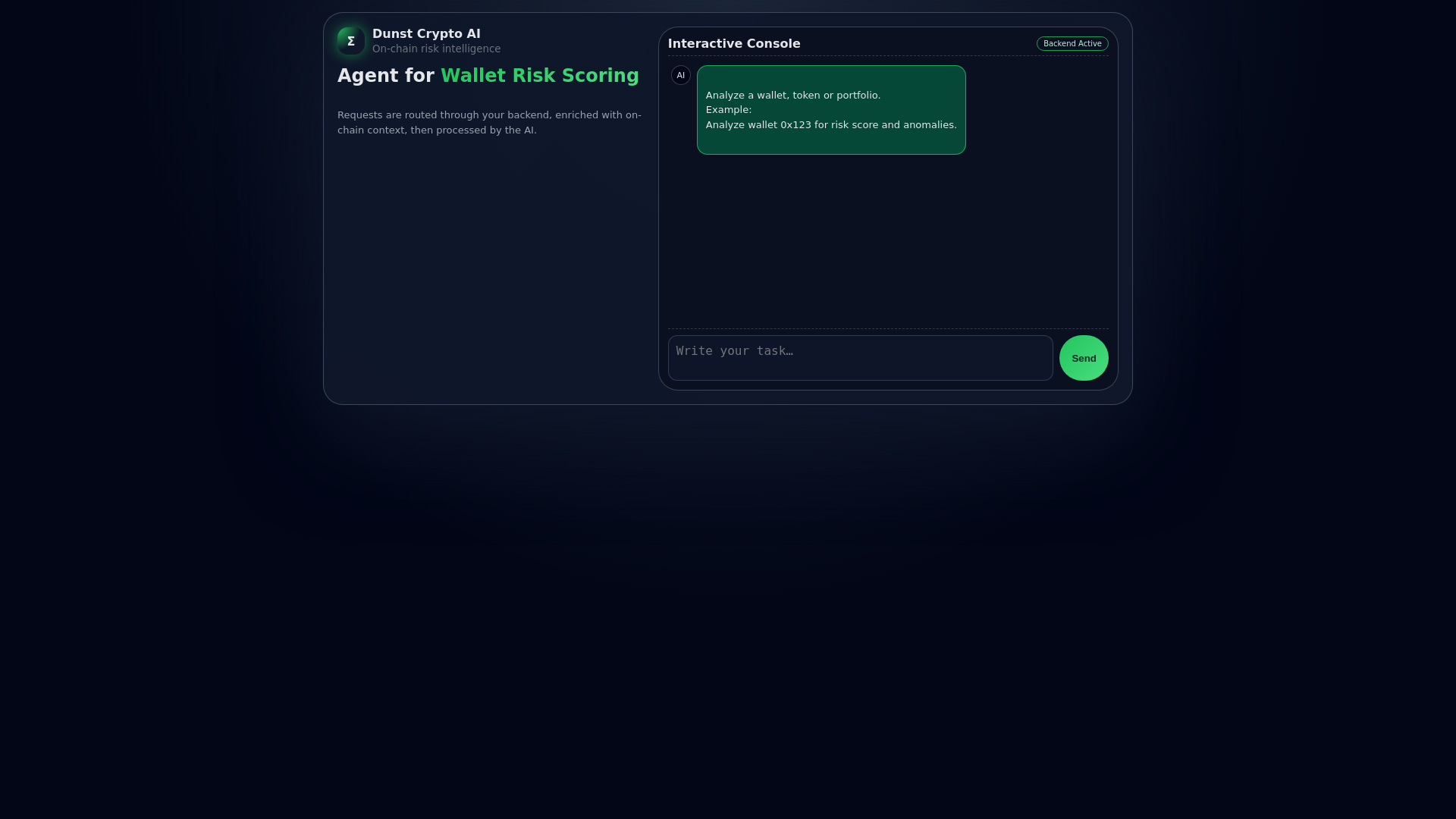 website screenshot of https://chainsignal.net/