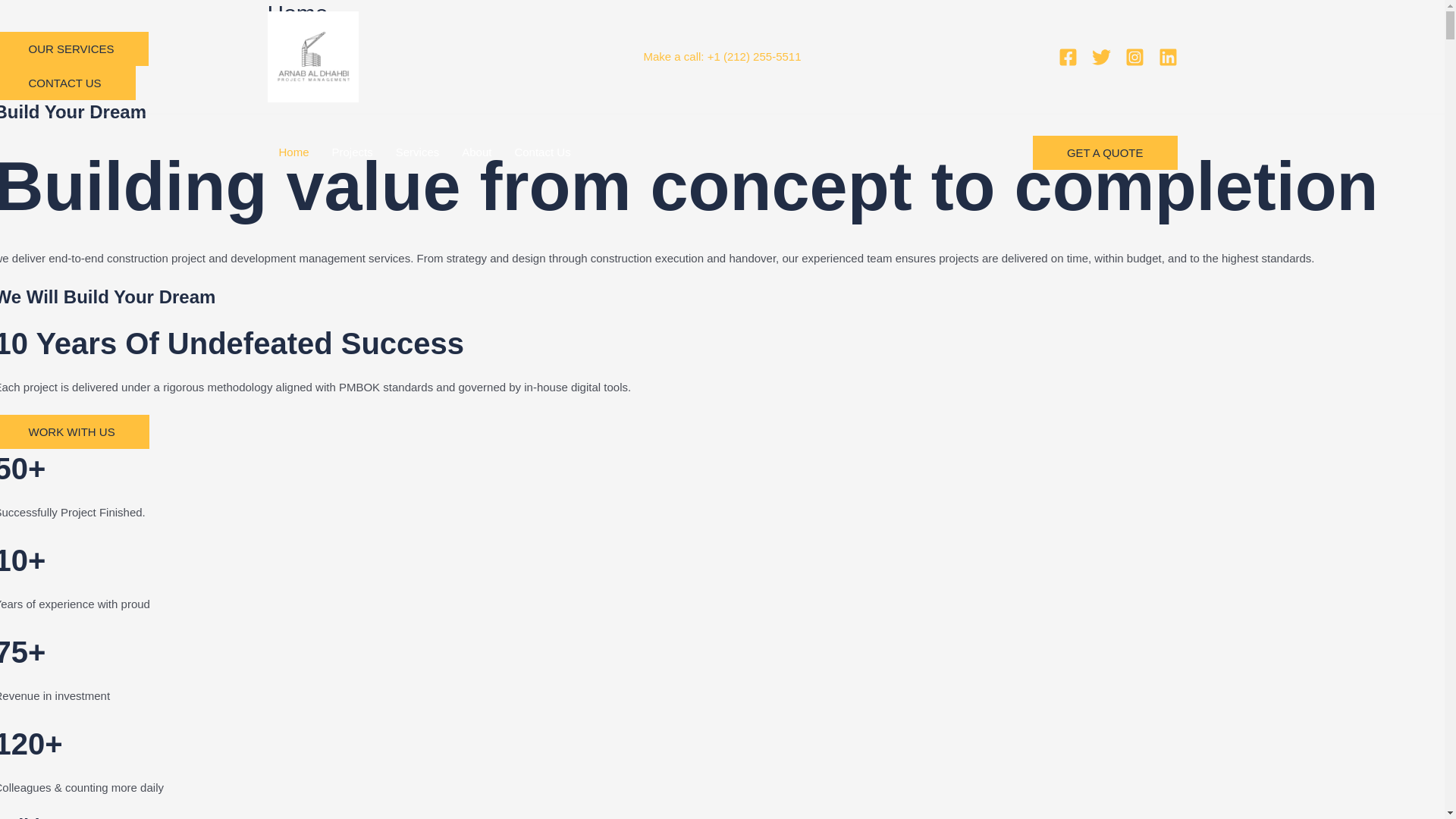 website screenshot of https://alarnab.ae/