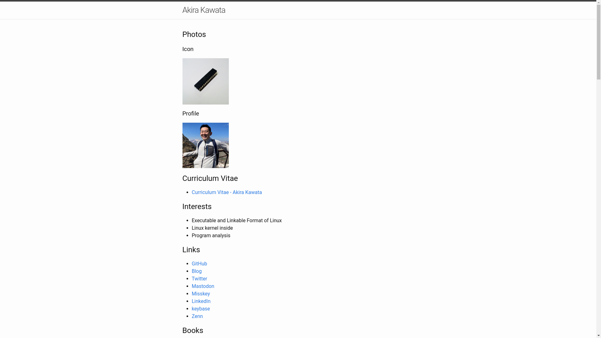 website screenshot of https://akawashiro-com.pages.dev/