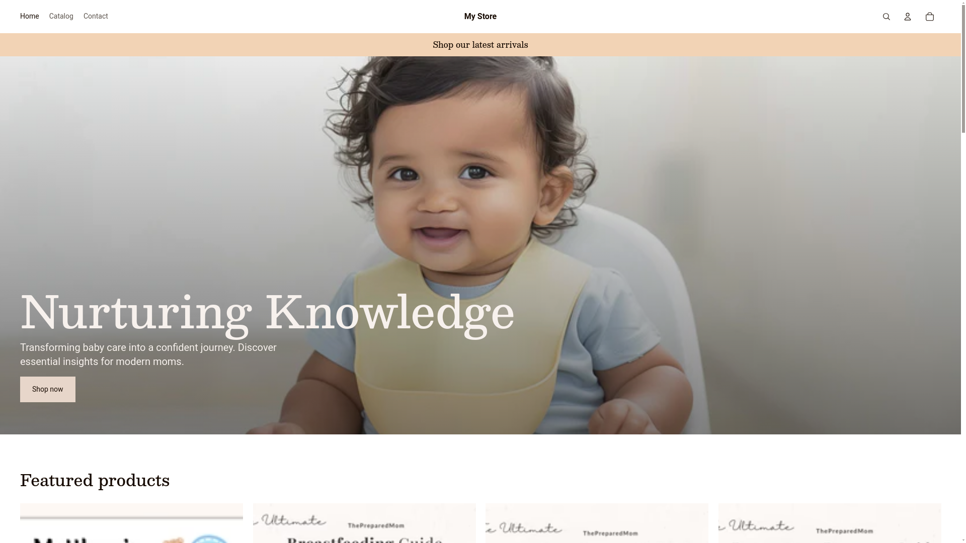 website screenshot of https://lisacortes.shop/